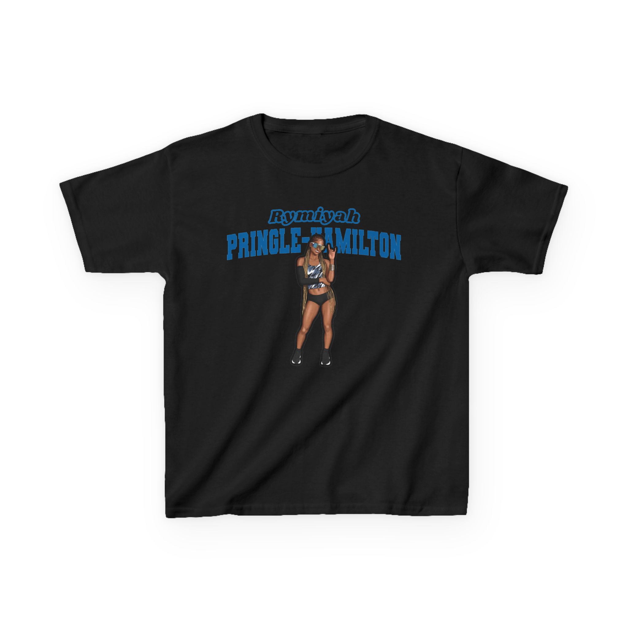 Youth Tee — character_name_arch in Black