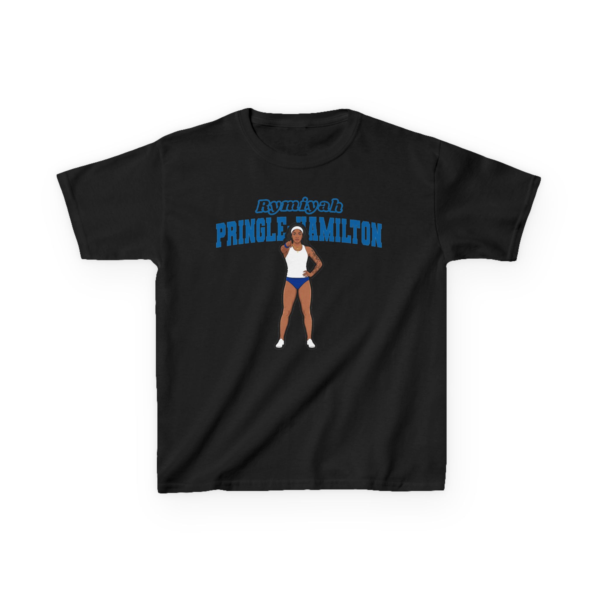 Youth Tee — character_name_arch in Black