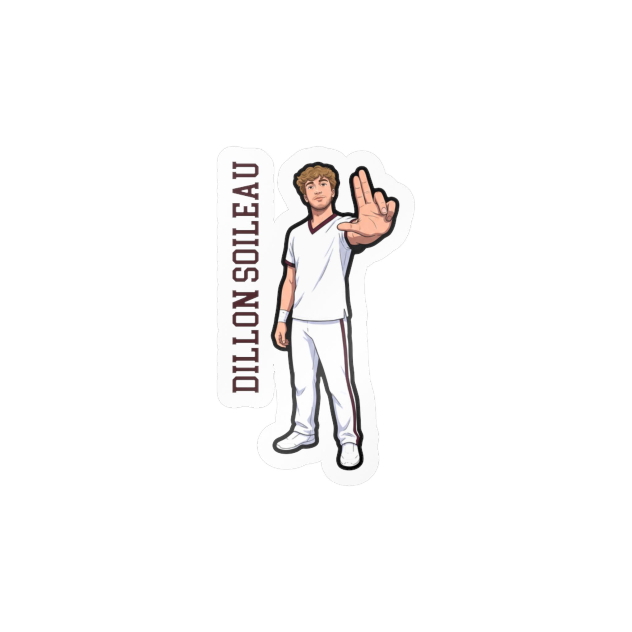 Vinyl Sticker — character_name_vertical in Classic