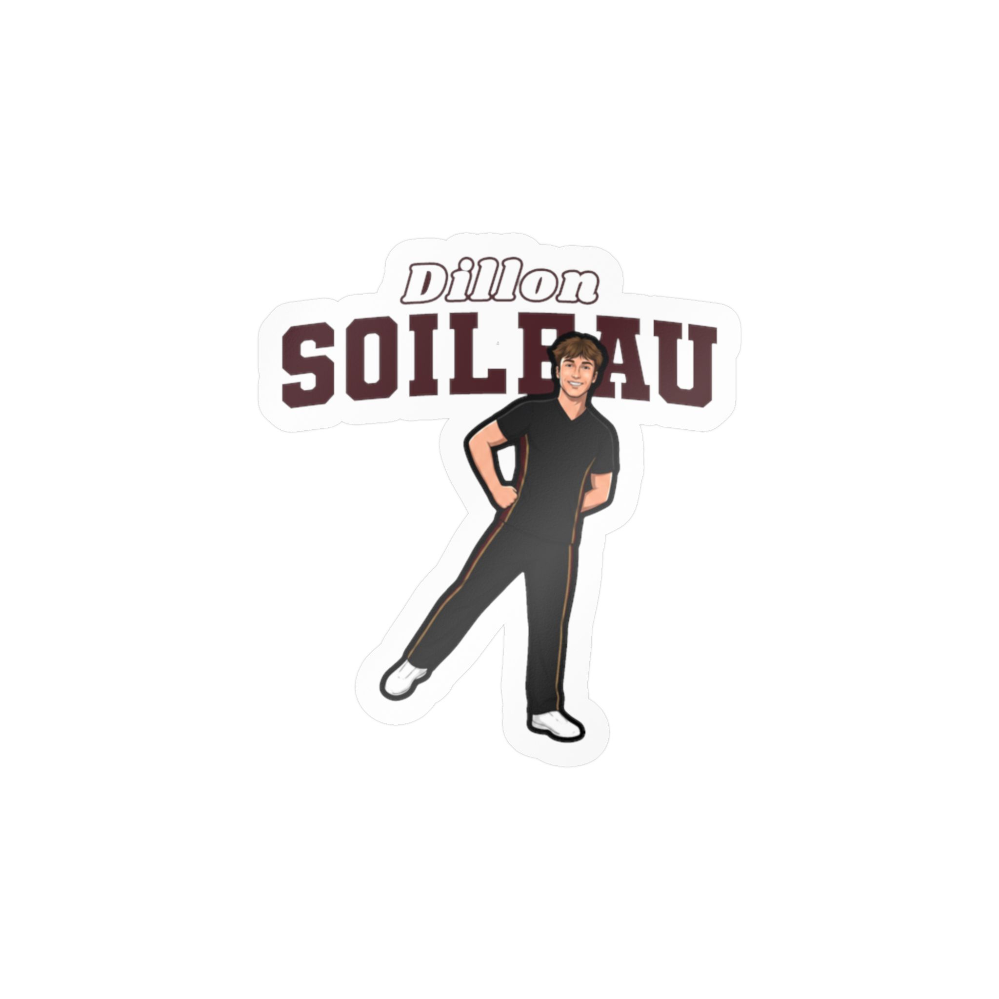 Vinyl Sticker — character_name_arch in Classic