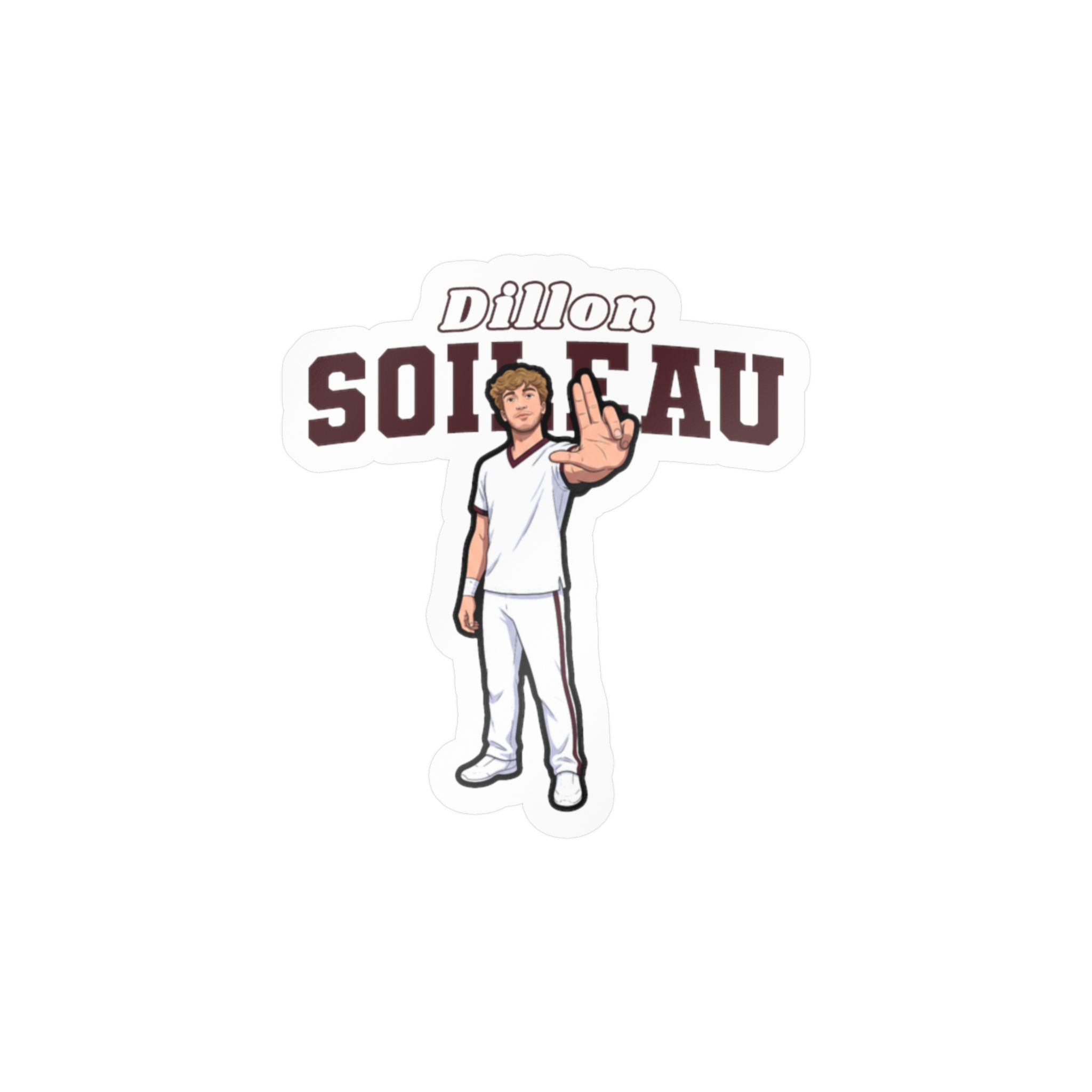 Vinyl Sticker — character_name_arch in Classic