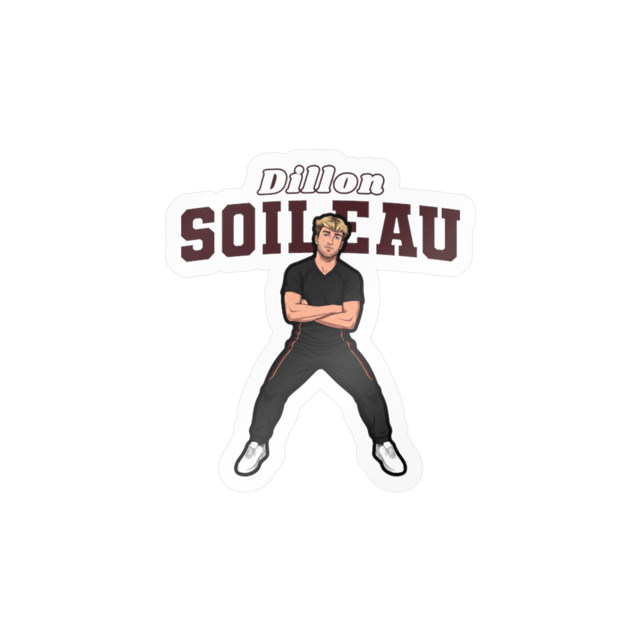 Vinyl Sticker — character_name_arch in Classic