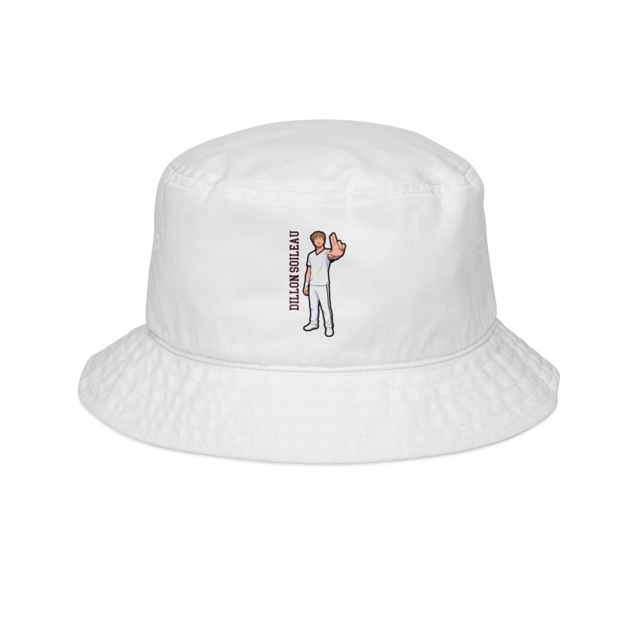 Bucket Hat — character_name_vertical in White