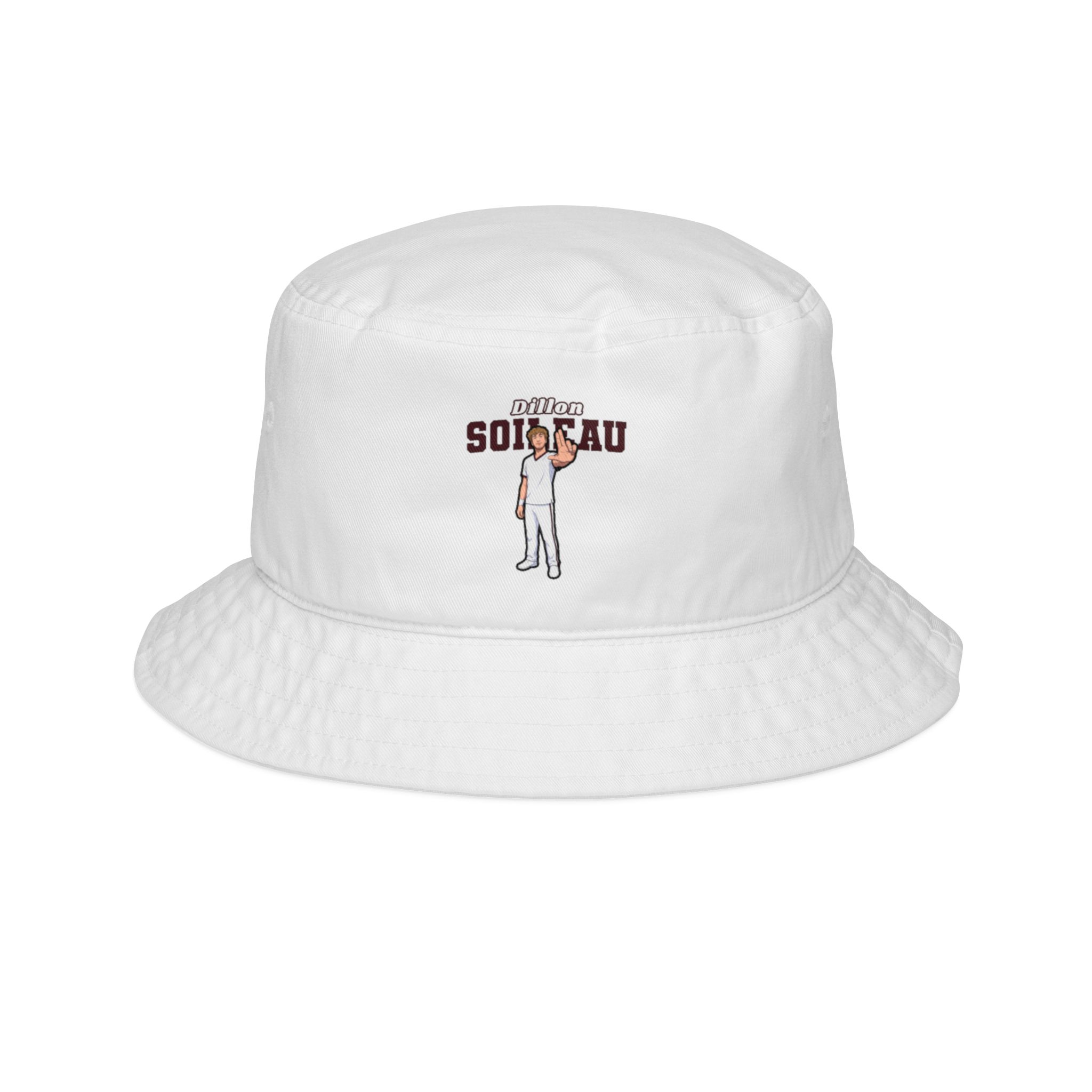 Bucket Hat — character_name_arch in White
