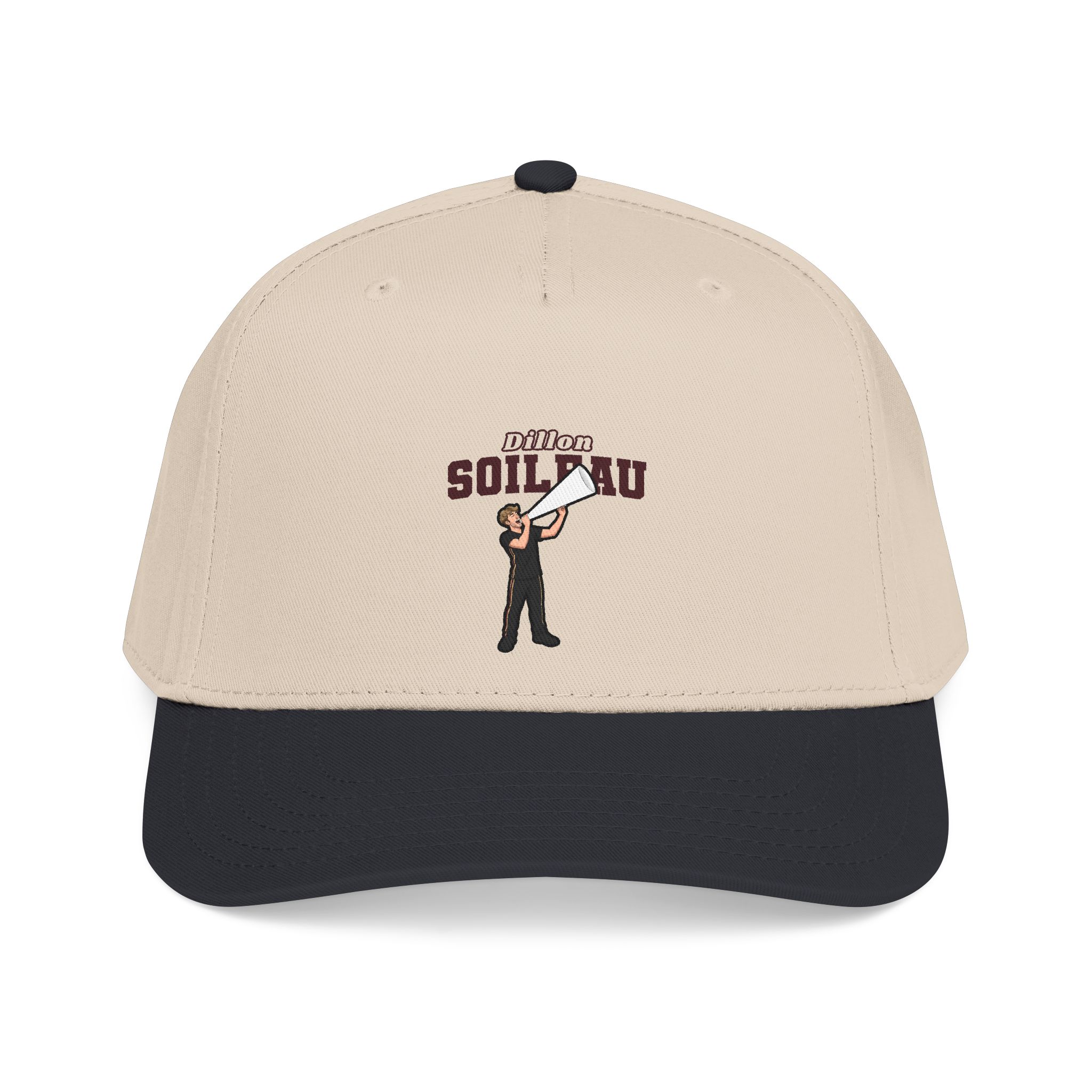 Baseball Cap — character_name_arch in Black / Natural
