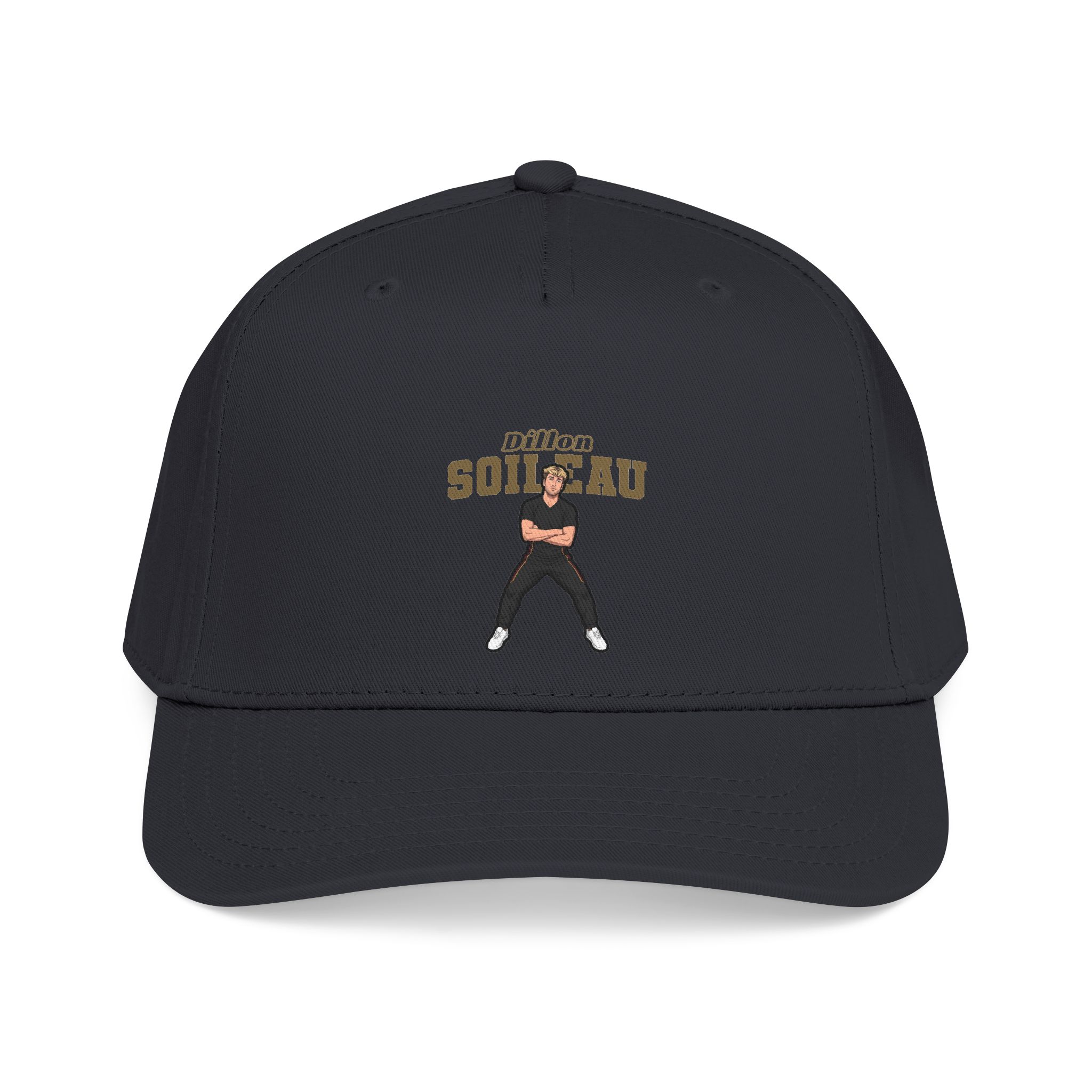 Baseball Cap — character_name_arch in Black
