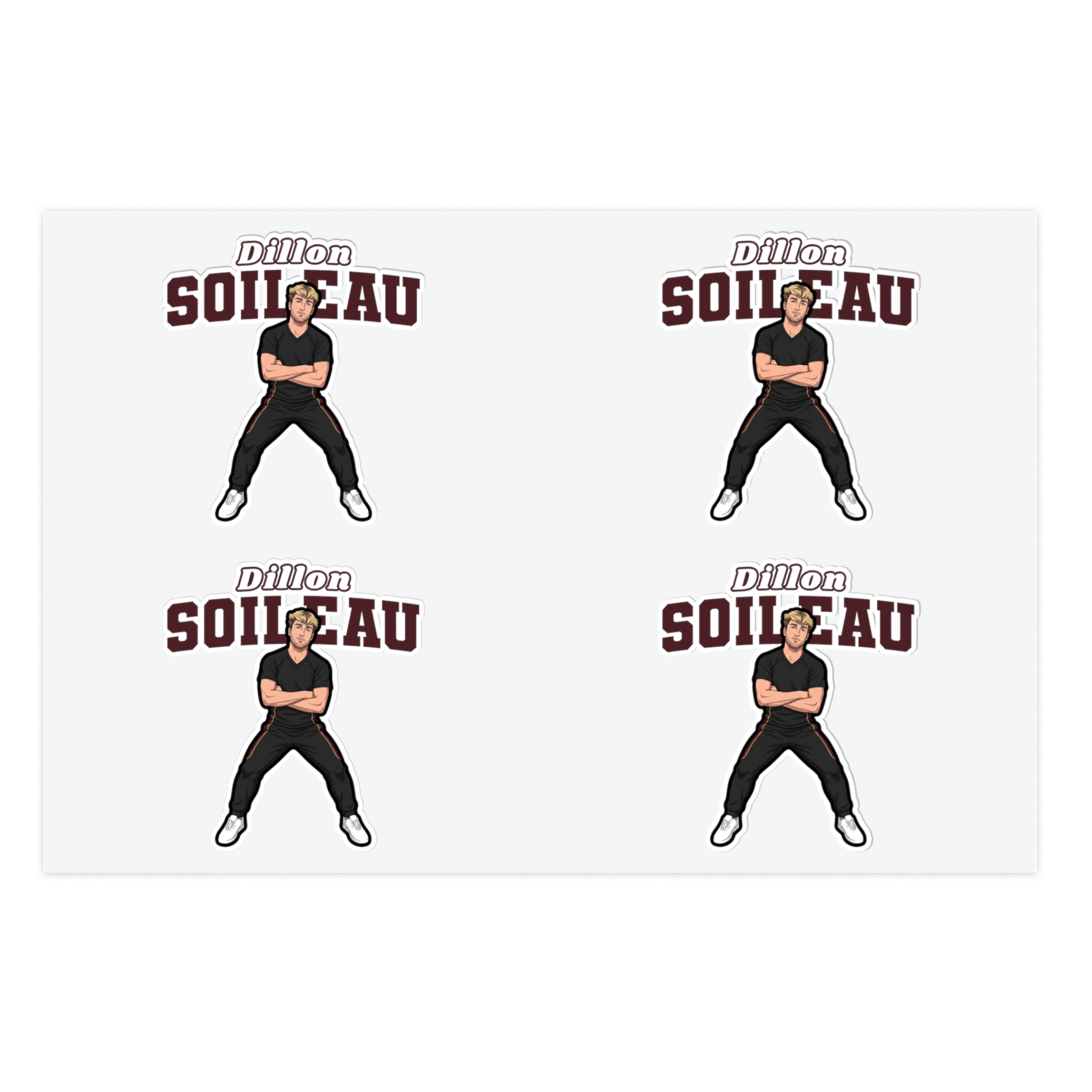 Sticker Sheet — character_name_arch in Classic