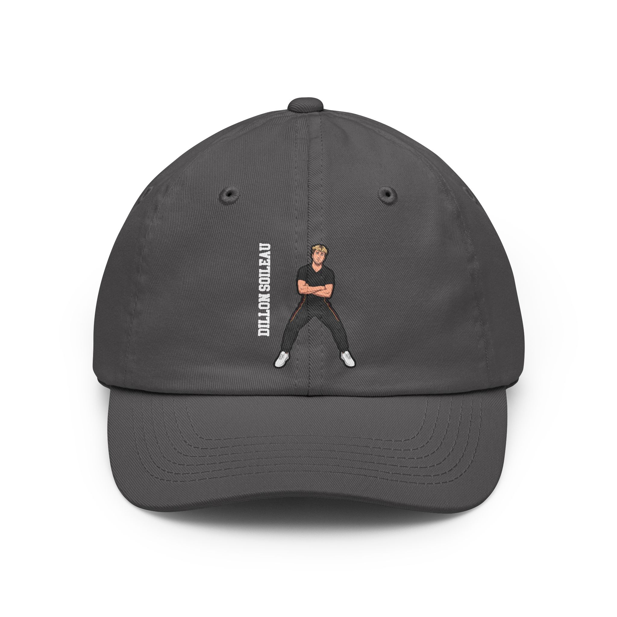 Classic Cap — character_name_vertical in Grey