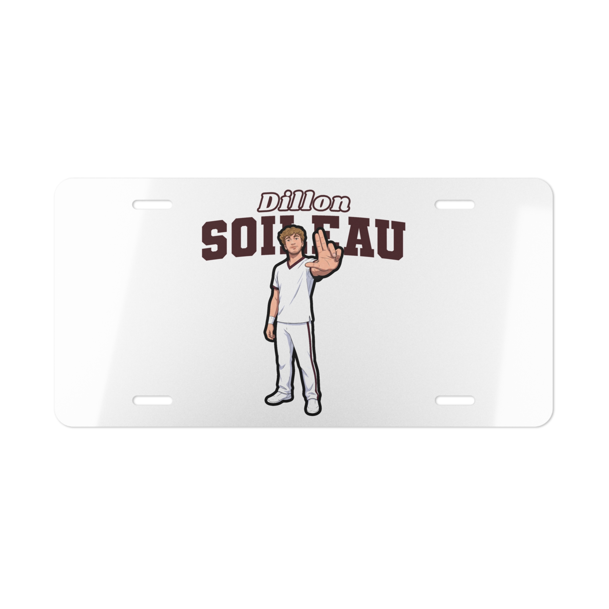 License Plate — character_name_arch in Classic
