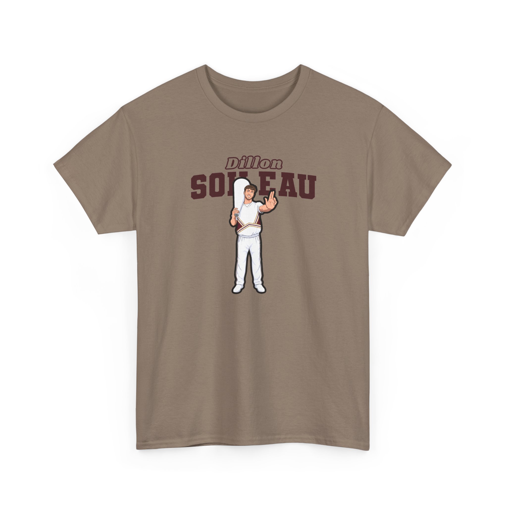 Tee — character_name_arch in Brown