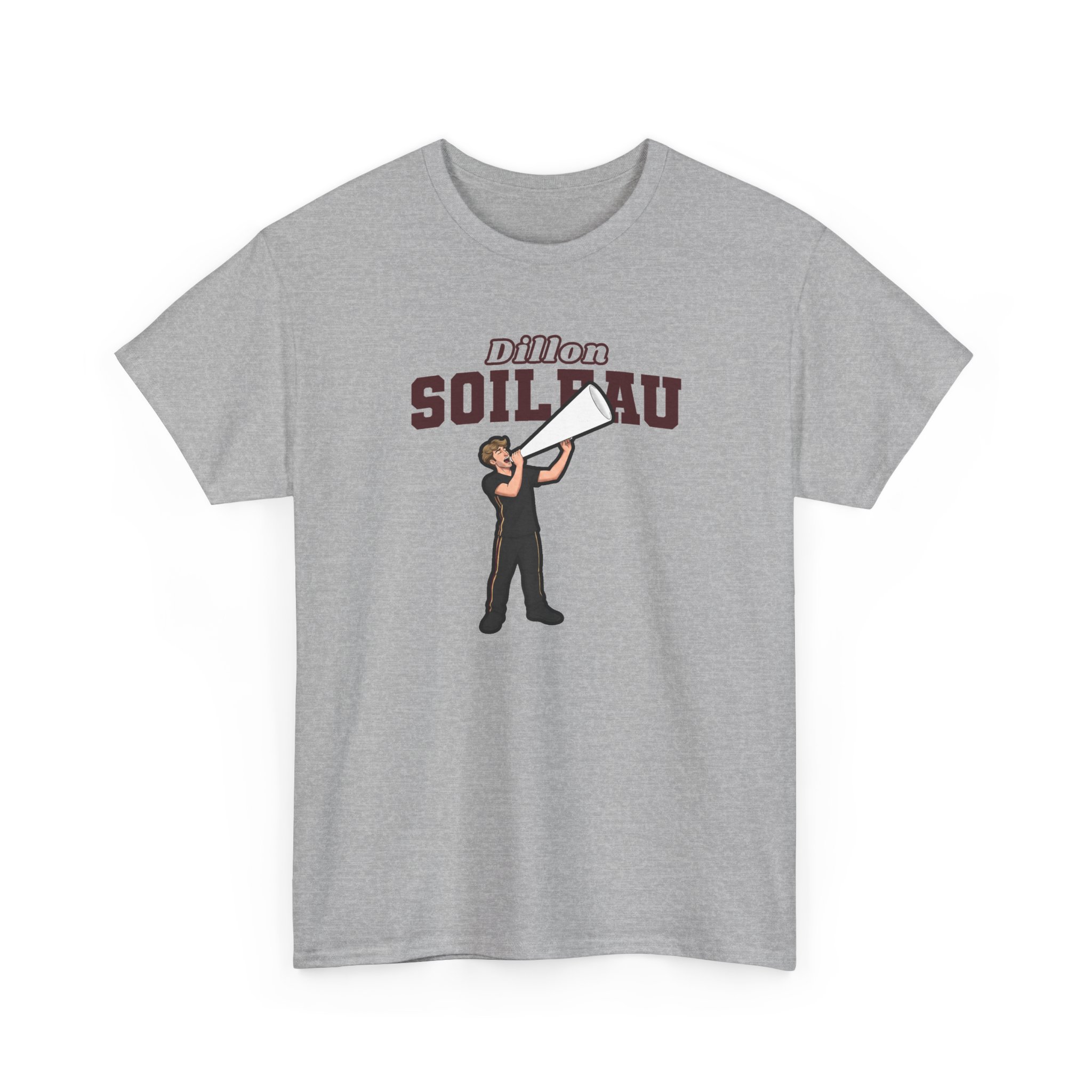 Tee — character_name_arch in Grey