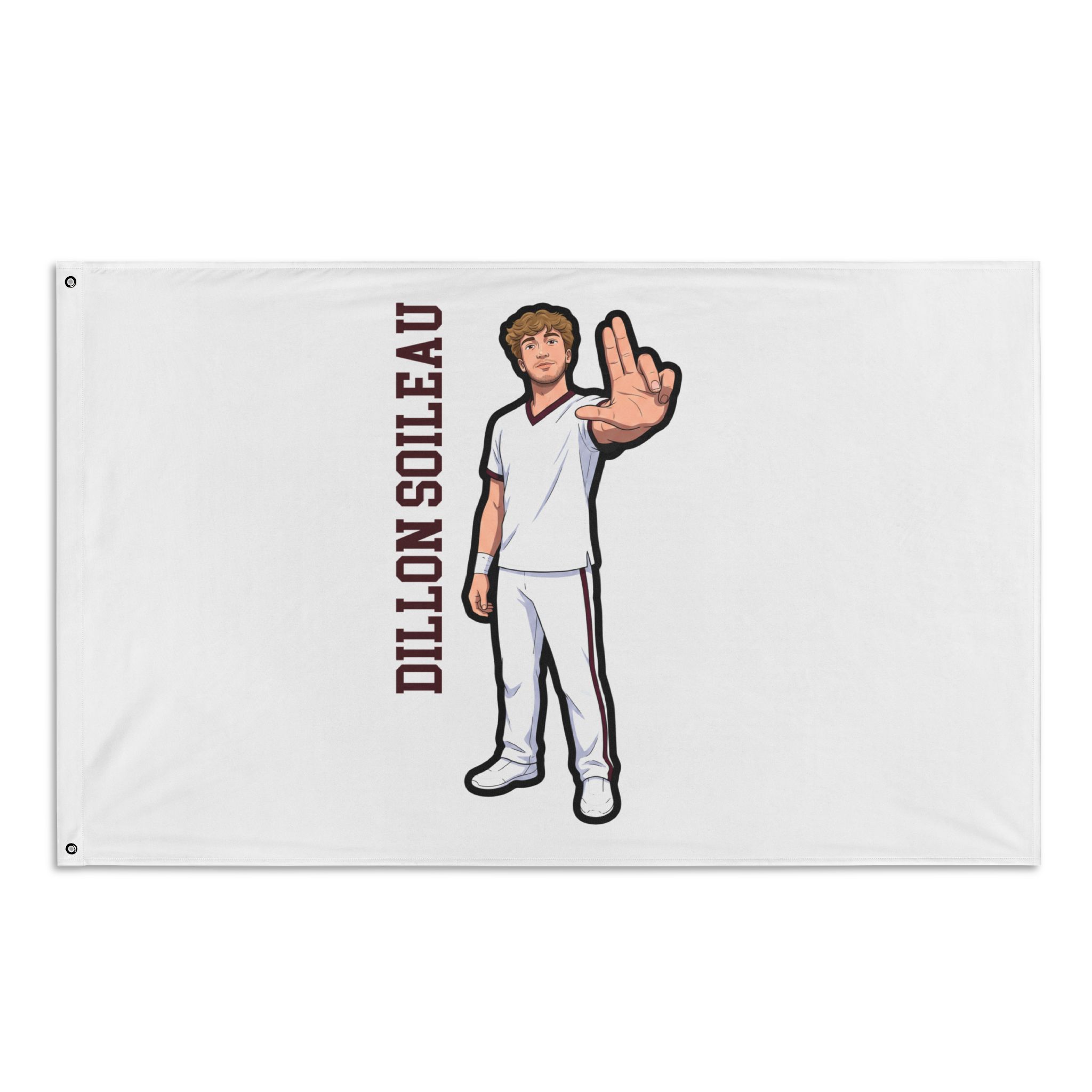 Flag (35 × 56 in) — character_name_vertical in Classic
