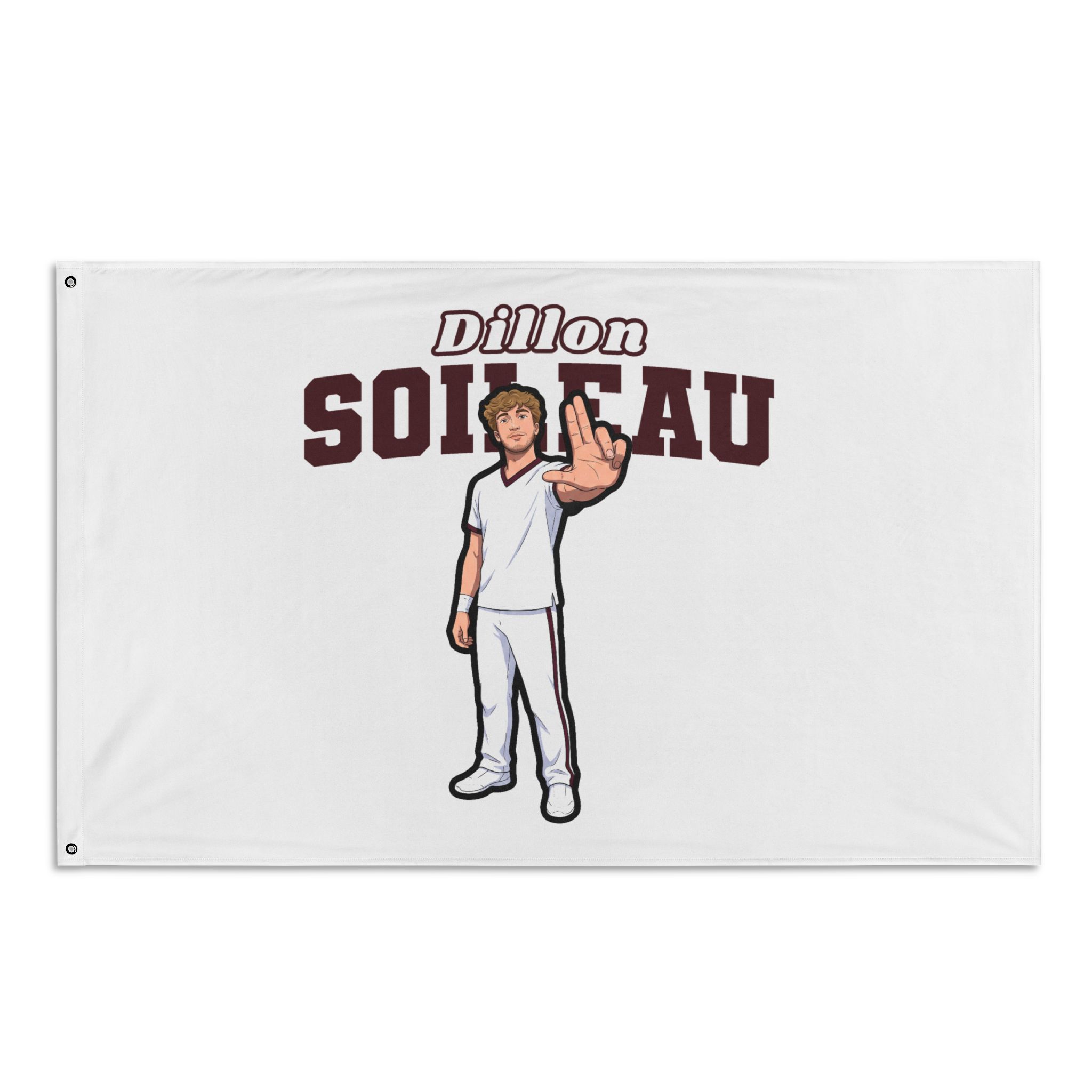 Flag (35 × 56 in) — character_name_arch in Classic