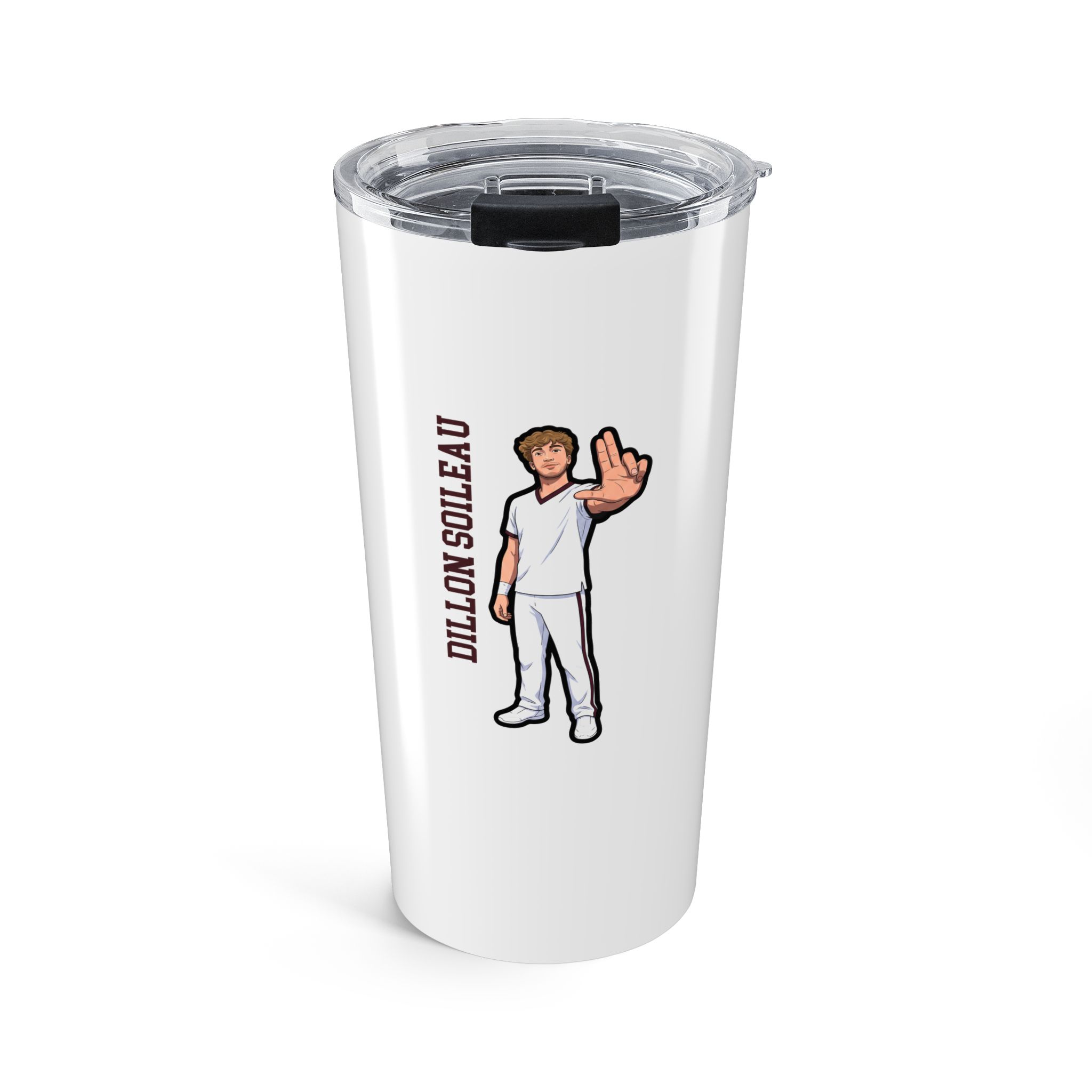 20oz Tumbler — character_name_vertical in Classic