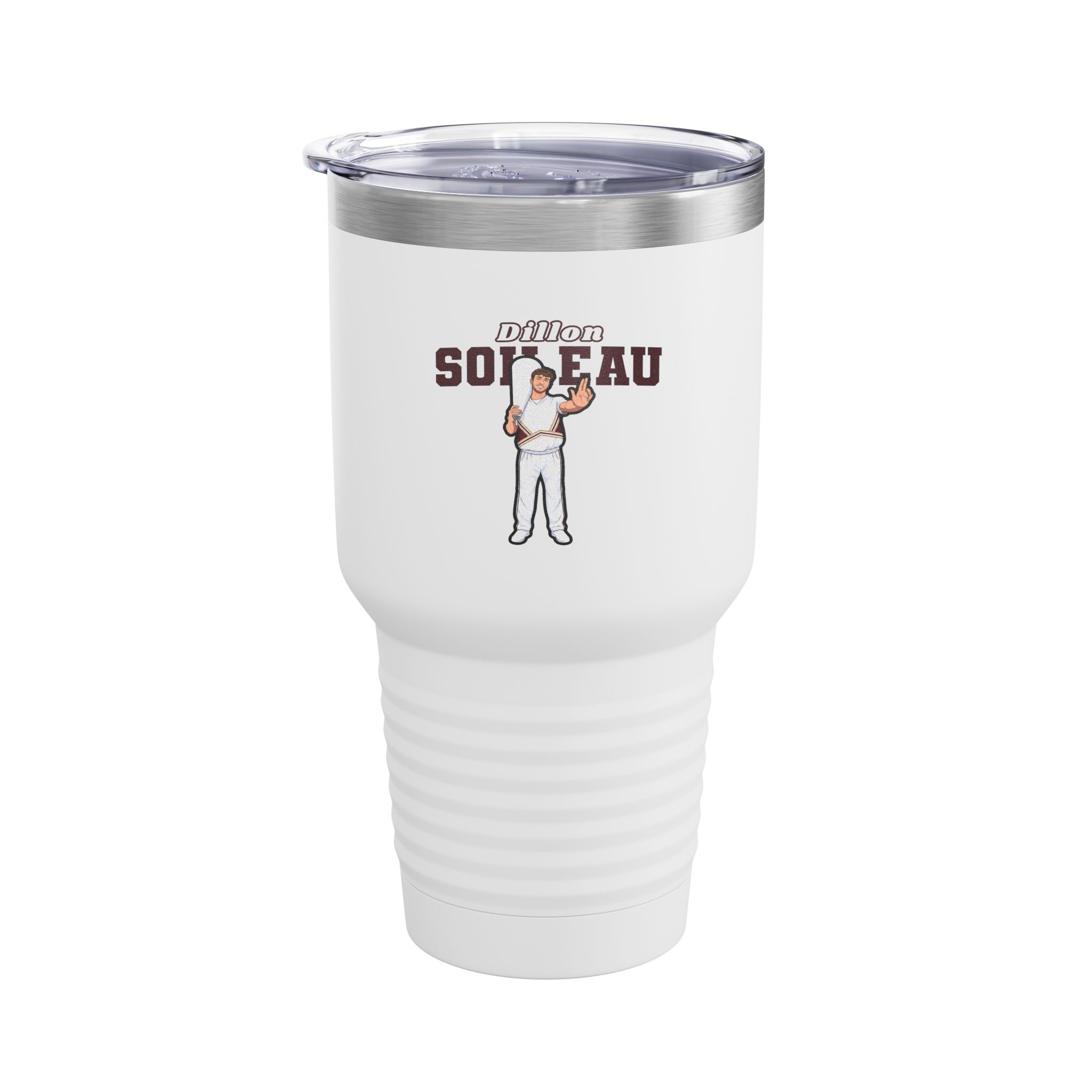 30oz Tumbler — character_name_arch in White