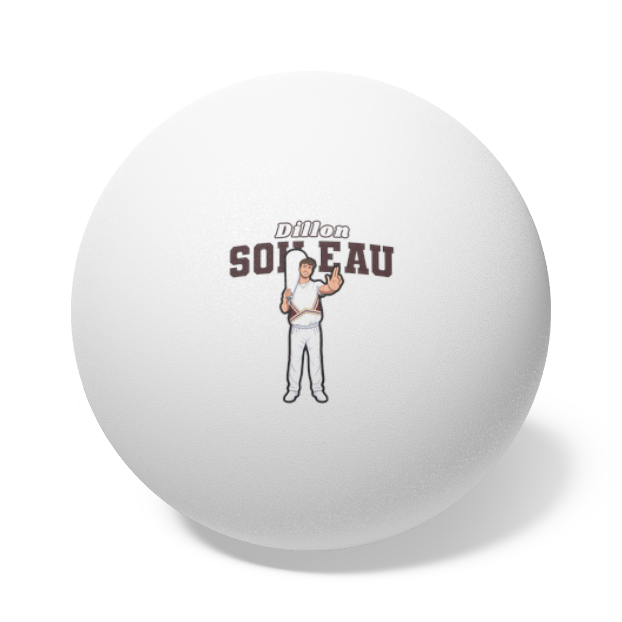 Ping Pong Balls, 6 pcs — character_name_arch in White
