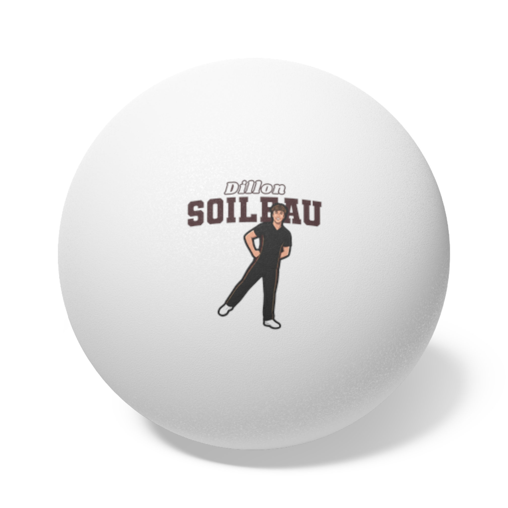 Ping Pong Balls, 6 pcs — character_name_arch in White