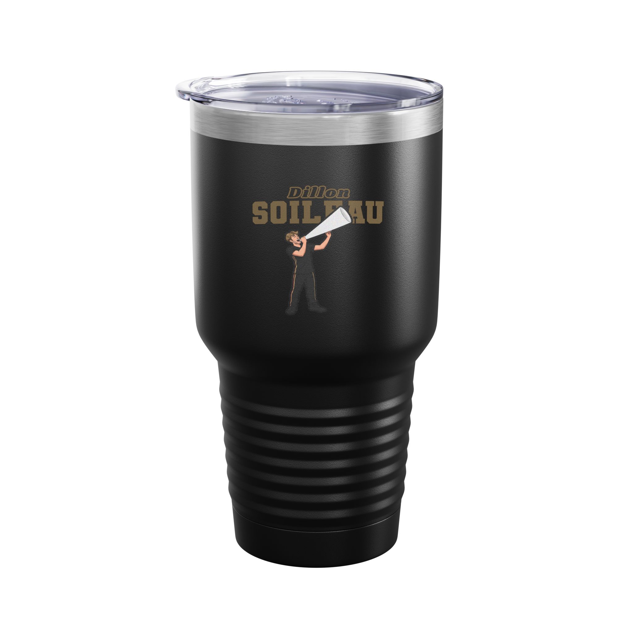 30oz Tumbler — character_name_arch in Black