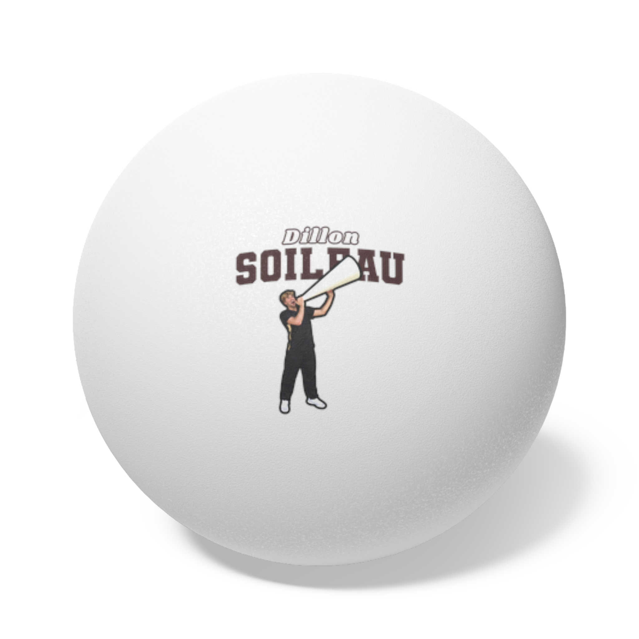 Ping Pong Balls, 6 pcs — character_name_arch in White