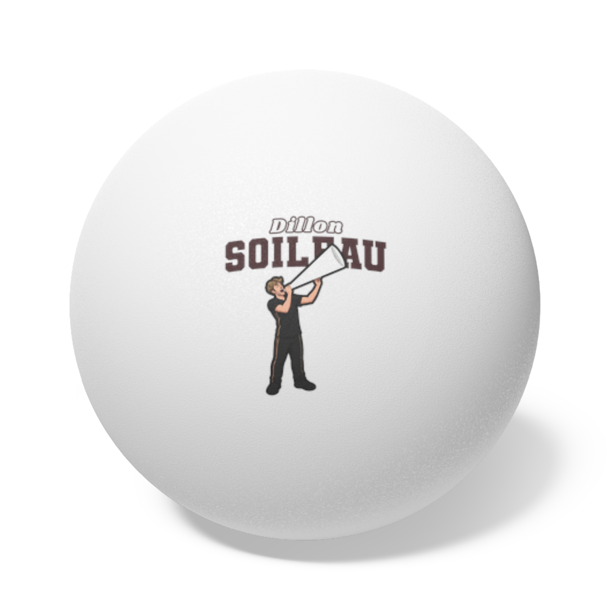 Ping Pong Balls, 6 pcs — character_name_arch in White