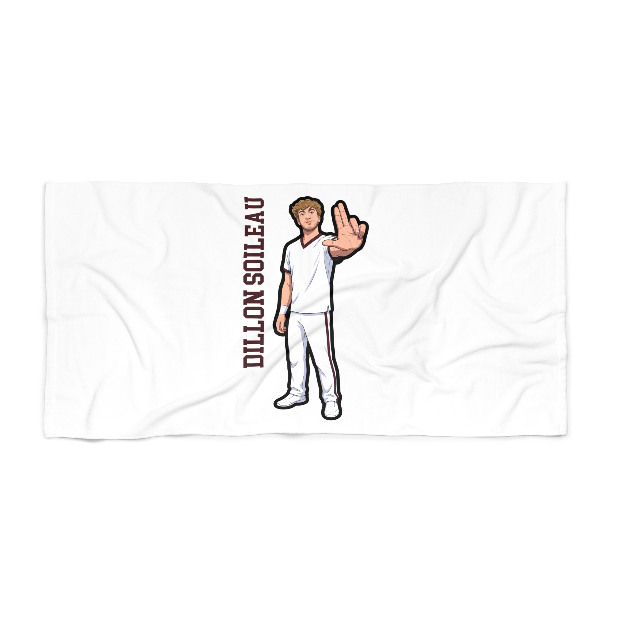 Beach Towel — character_name_vertical in Classic