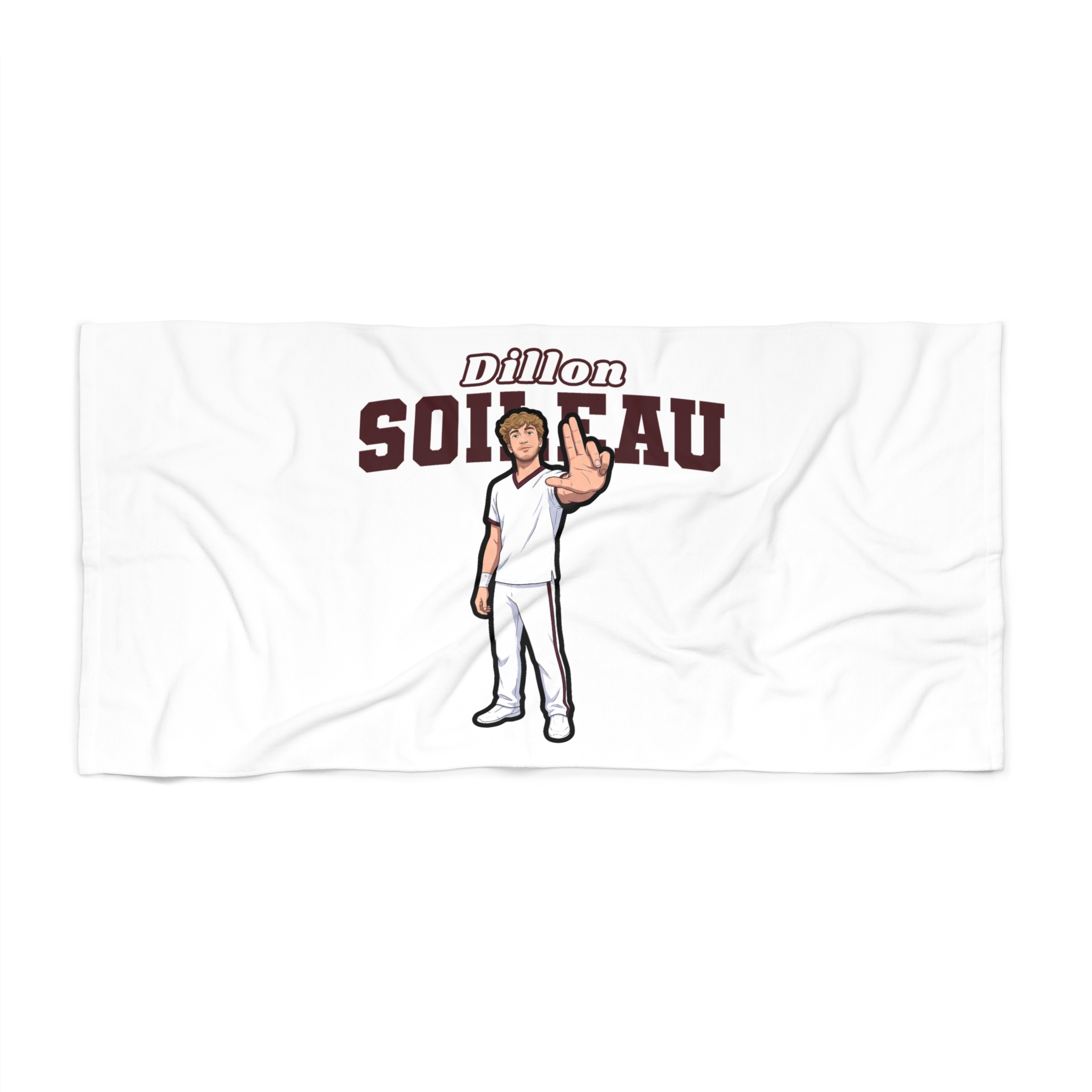 Beach Towel — character_name_arch in Classic