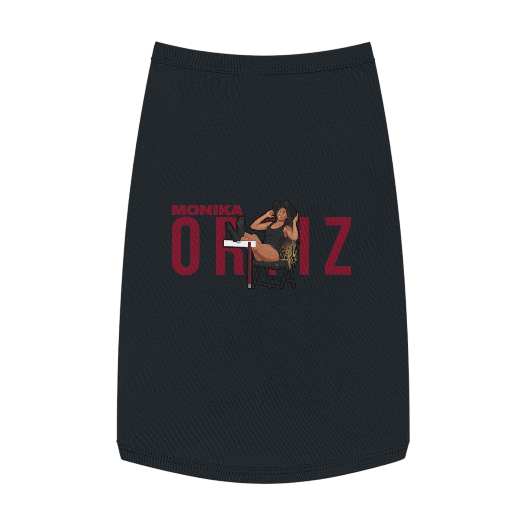 Pet Tank Top — character_player_name in White