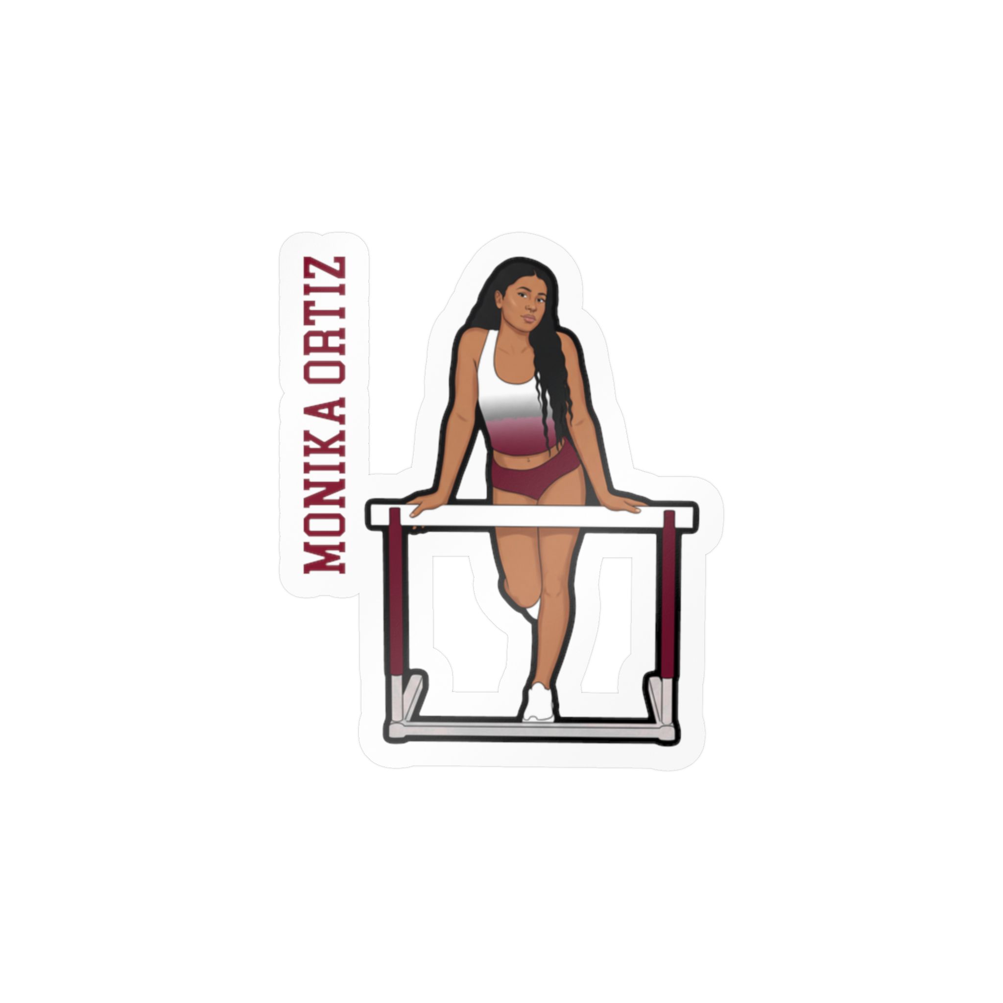 Vinyl Sticker — character_name_vertical in Classic