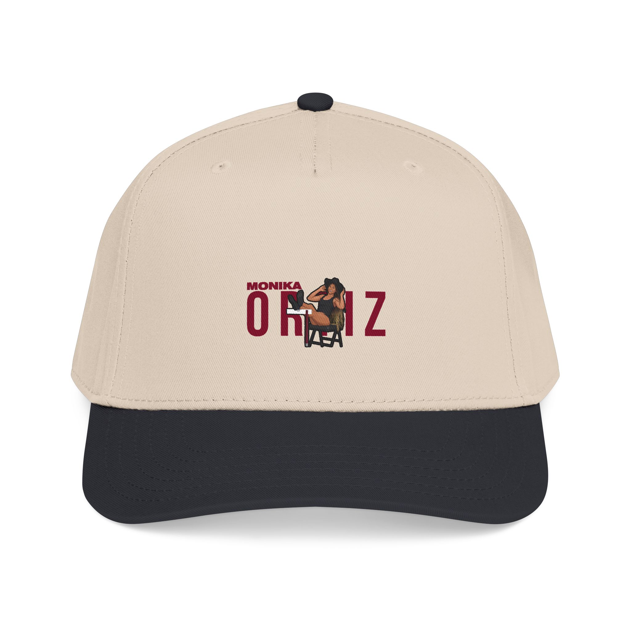 Baseball Cap — character_player_name in Black / Natural