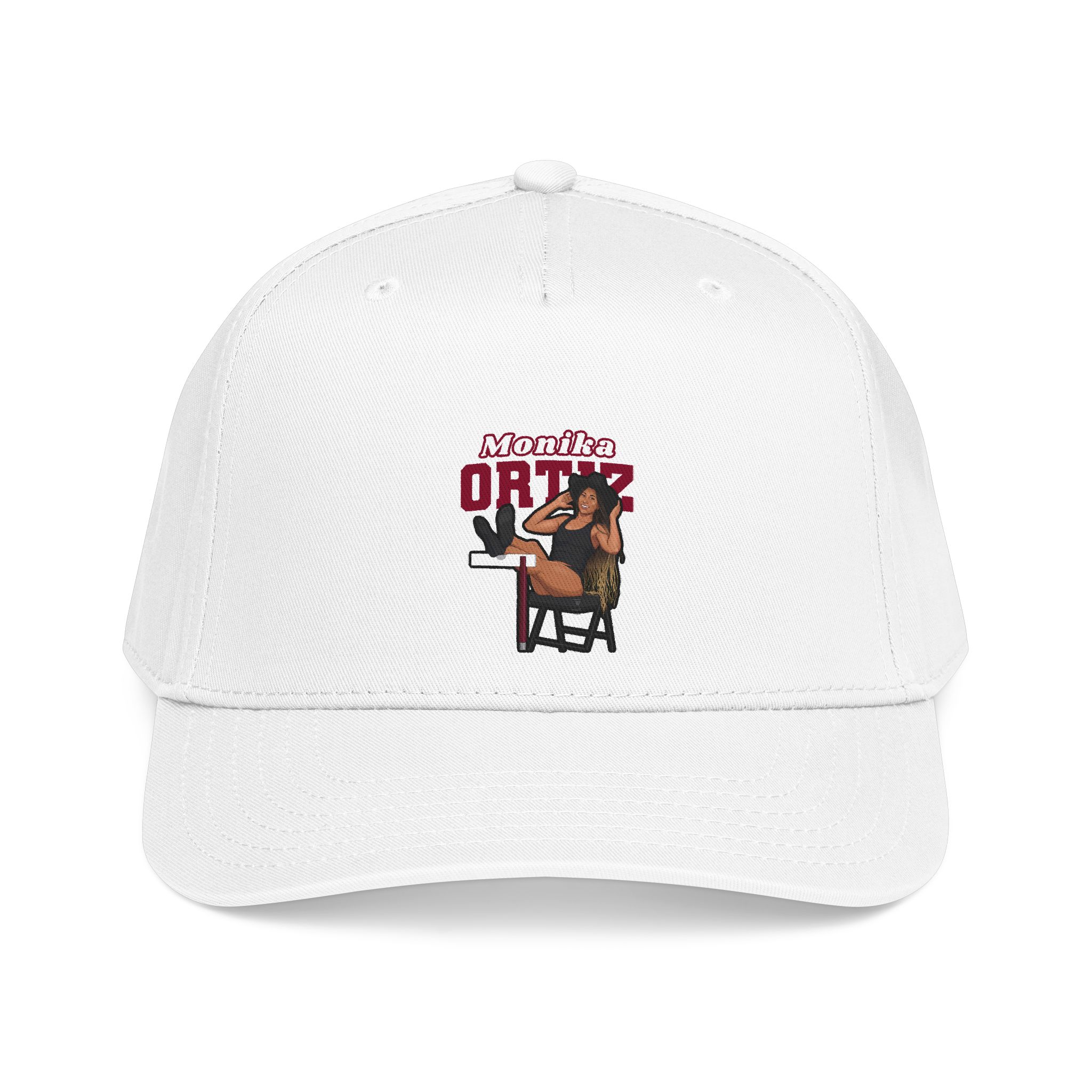 Baseball Cap — character_name_arch in White