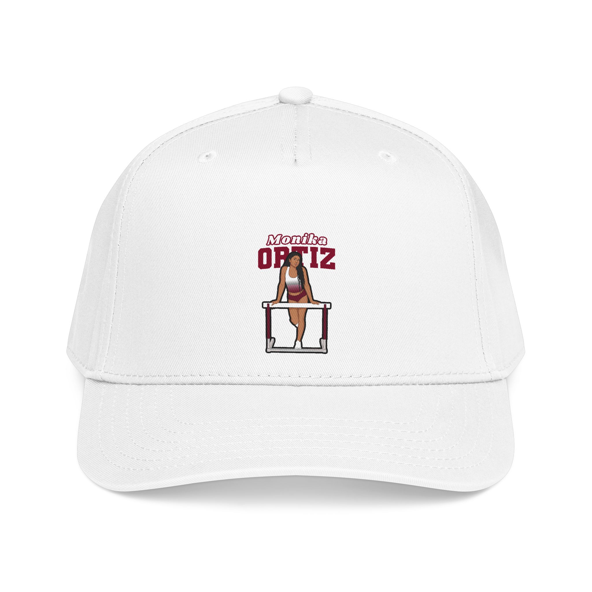 Baseball Cap — character_name_arch in White