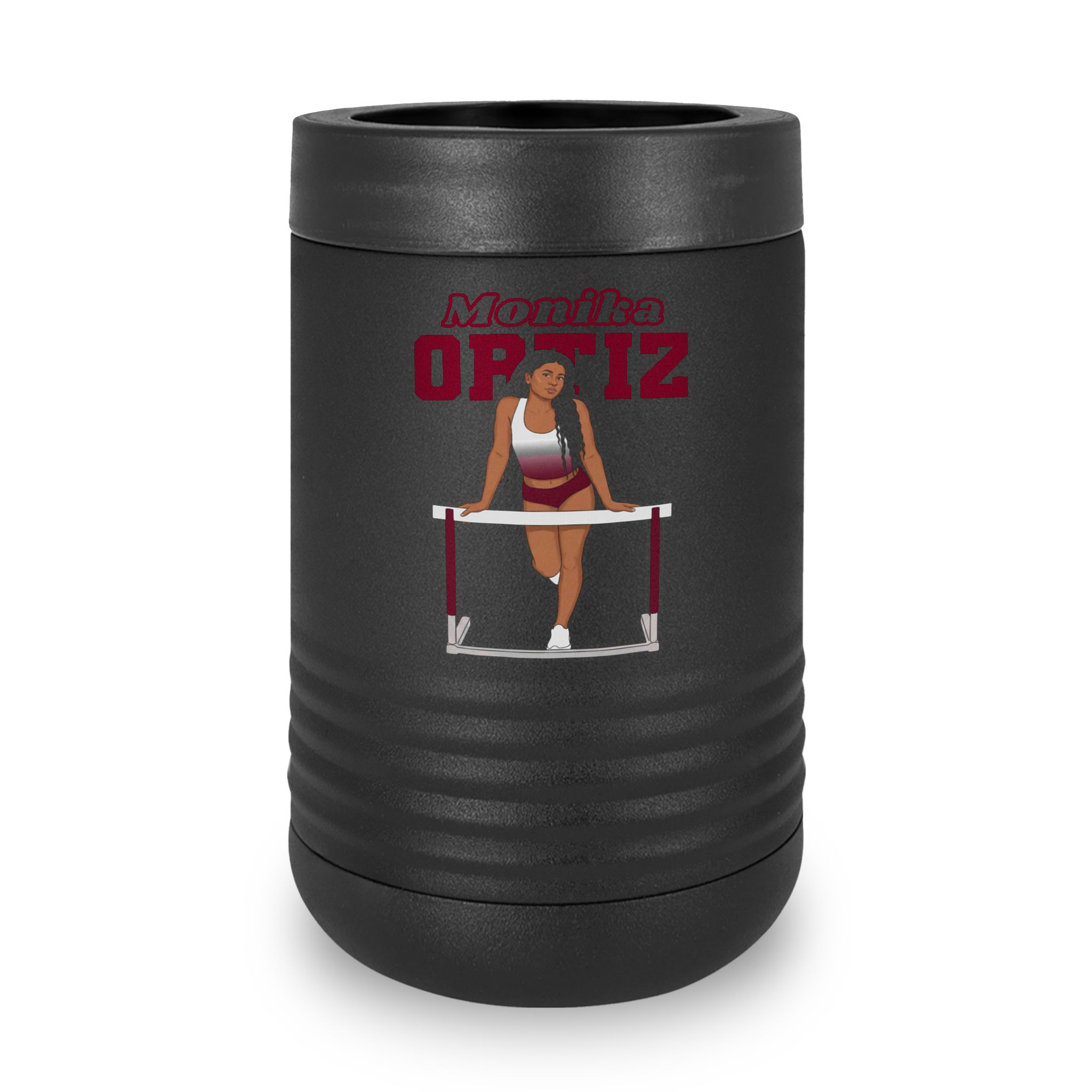 Stainless Can Cooler — character_name_arch in Black