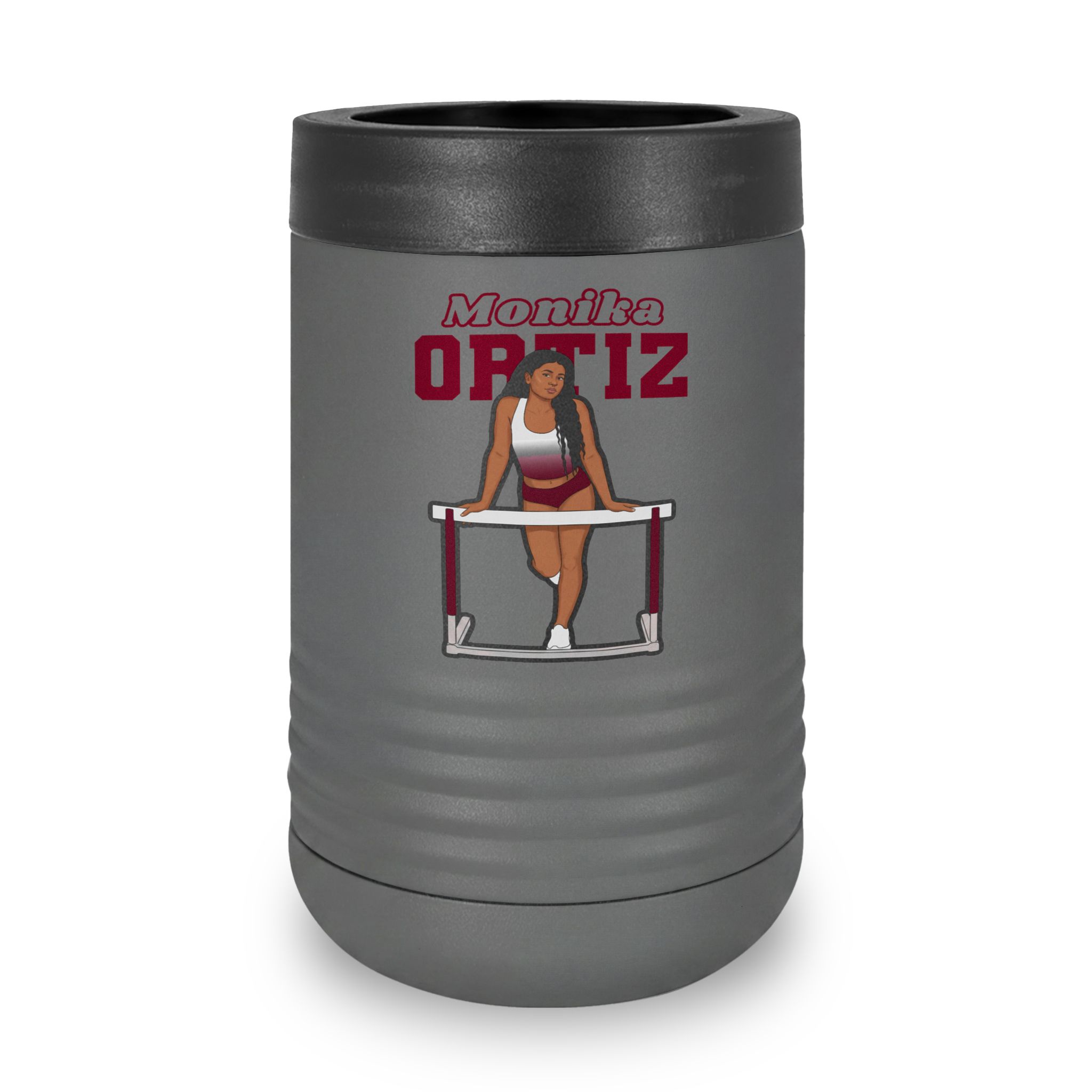 Stainless Can Cooler — character_name_arch in Grey