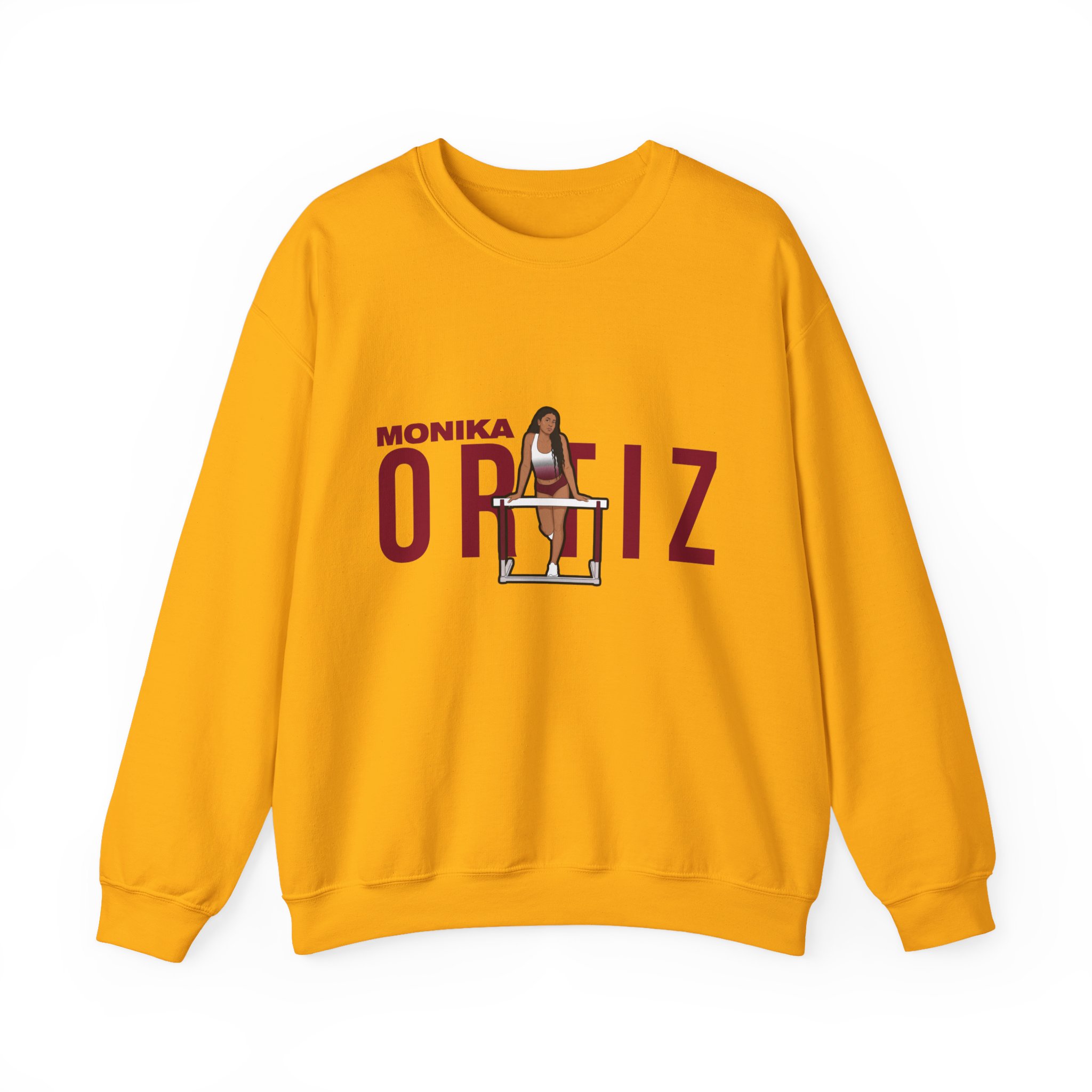 Crewneck Sweatshirt — character_player_name in Gold