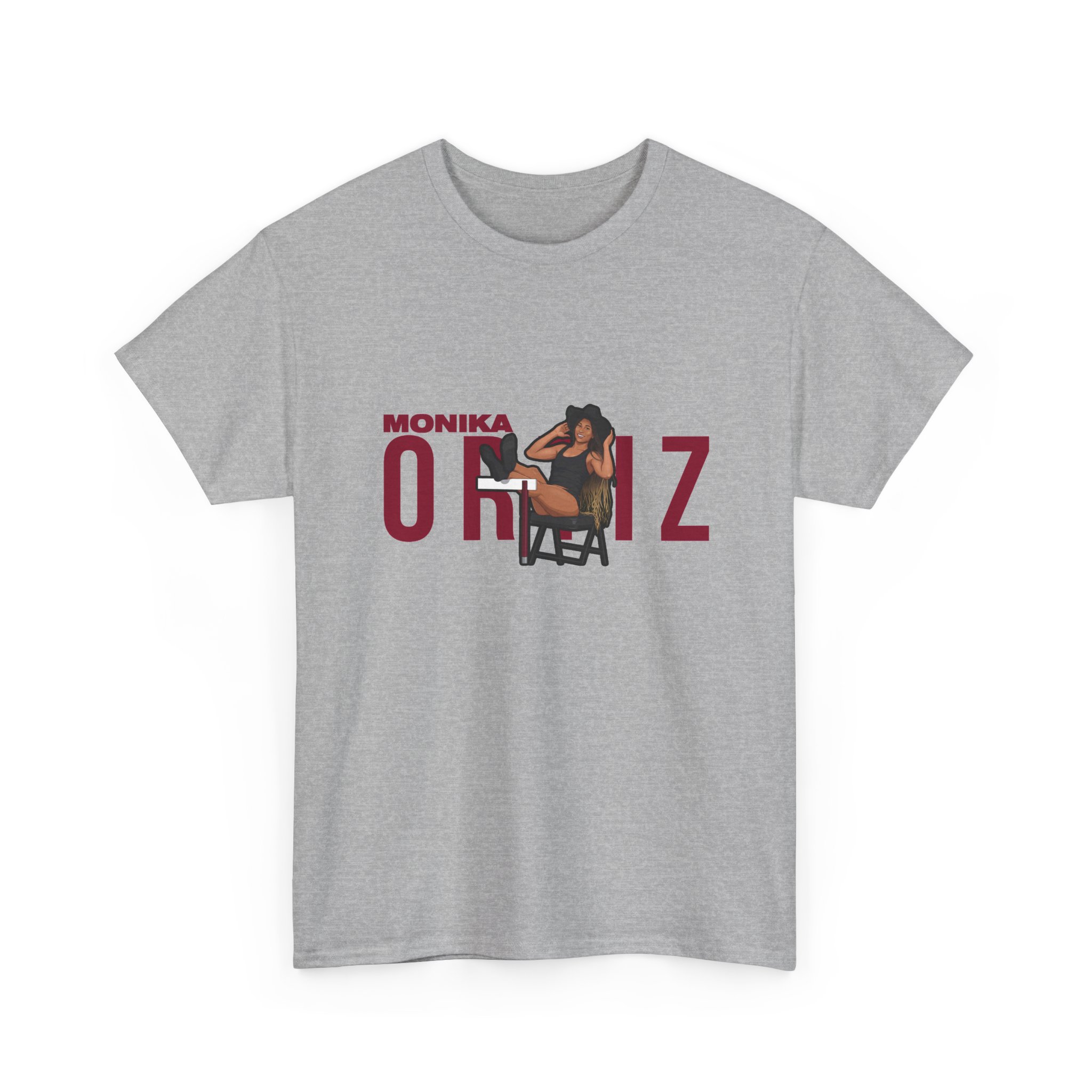 Tee — character_player_name in Grey