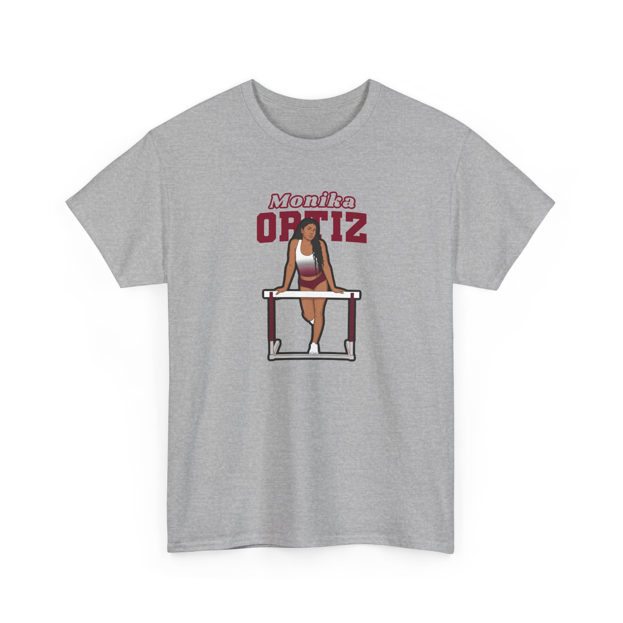Tee — character_name_arch in Grey