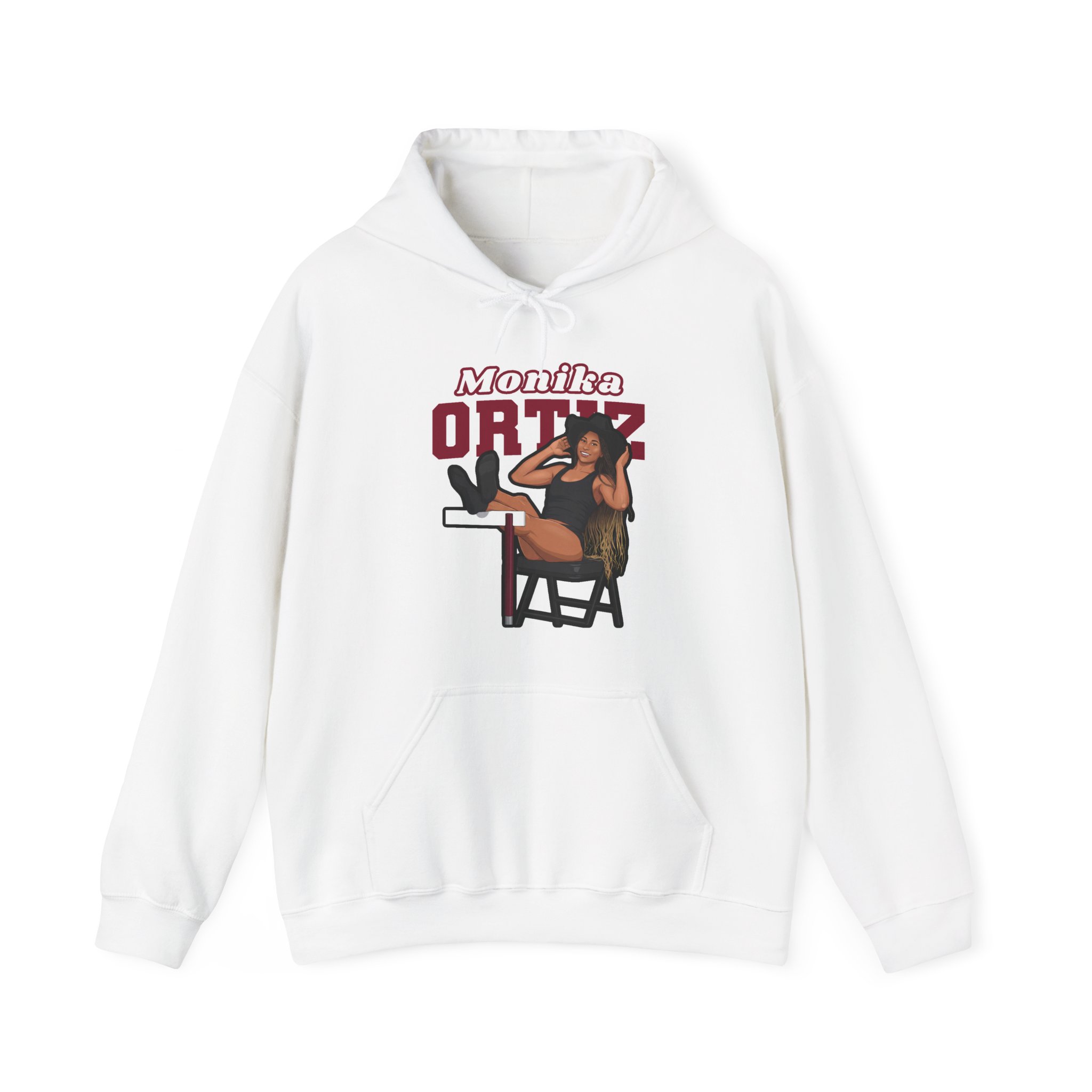 Hoodie — character_name_arch in White