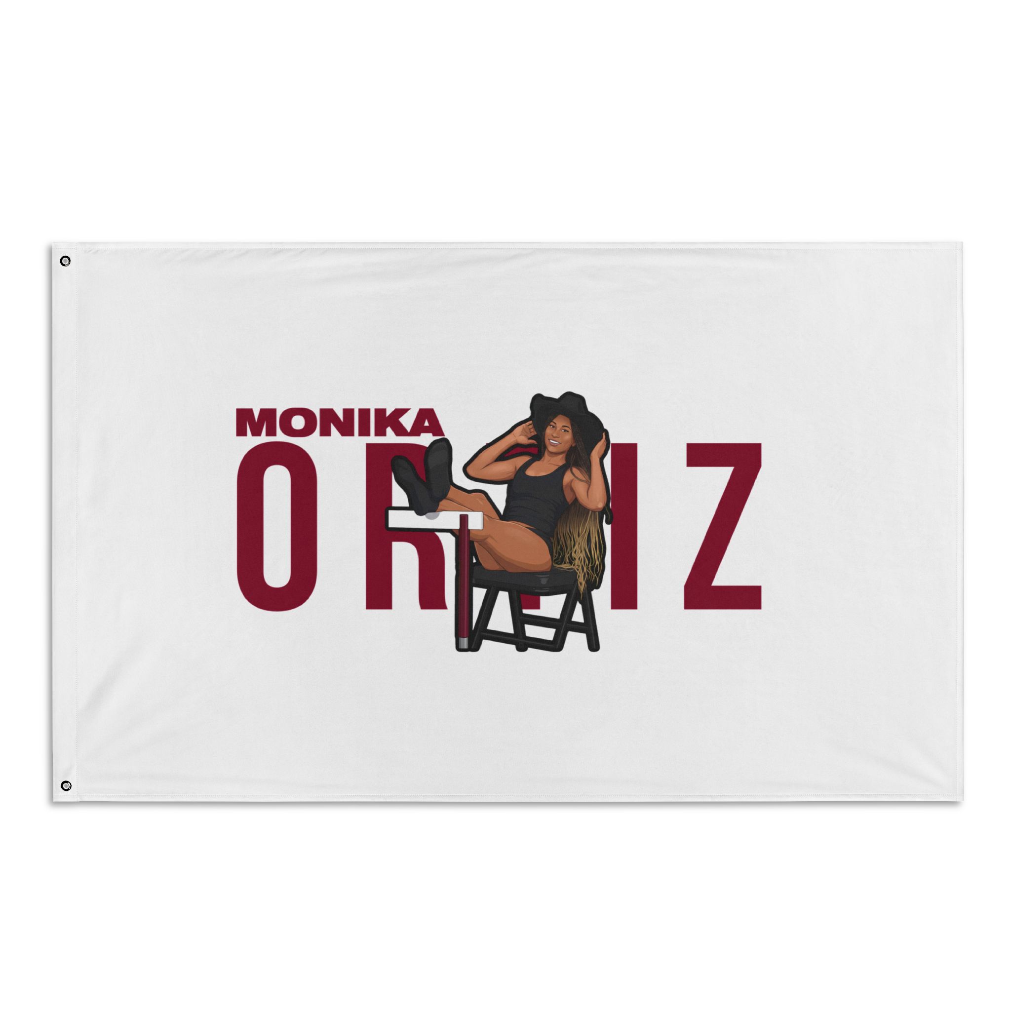 Flag (35 × 56 in) — character_player_name in Classic