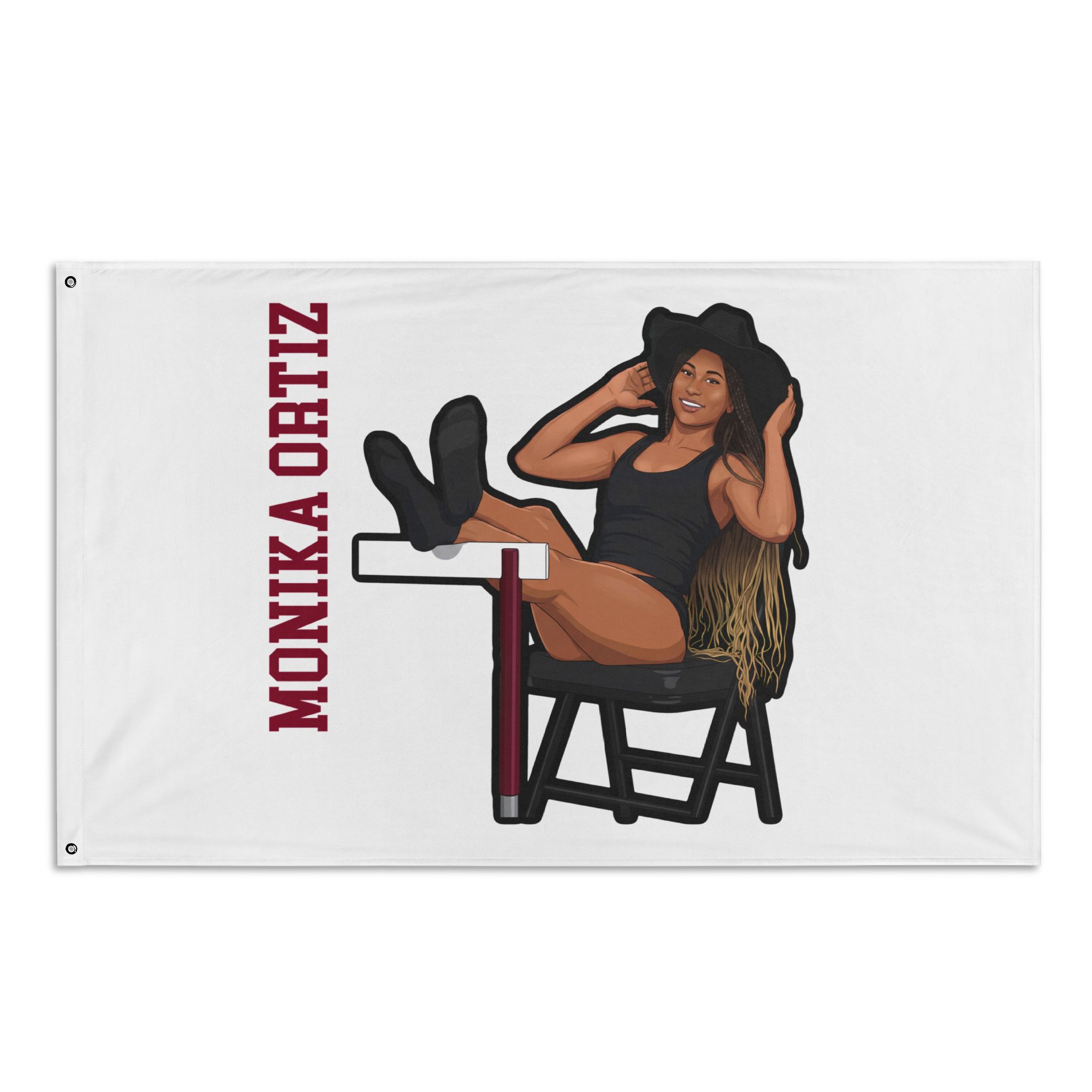 Flag (35 × 56 in) — character_name_vertical in Classic