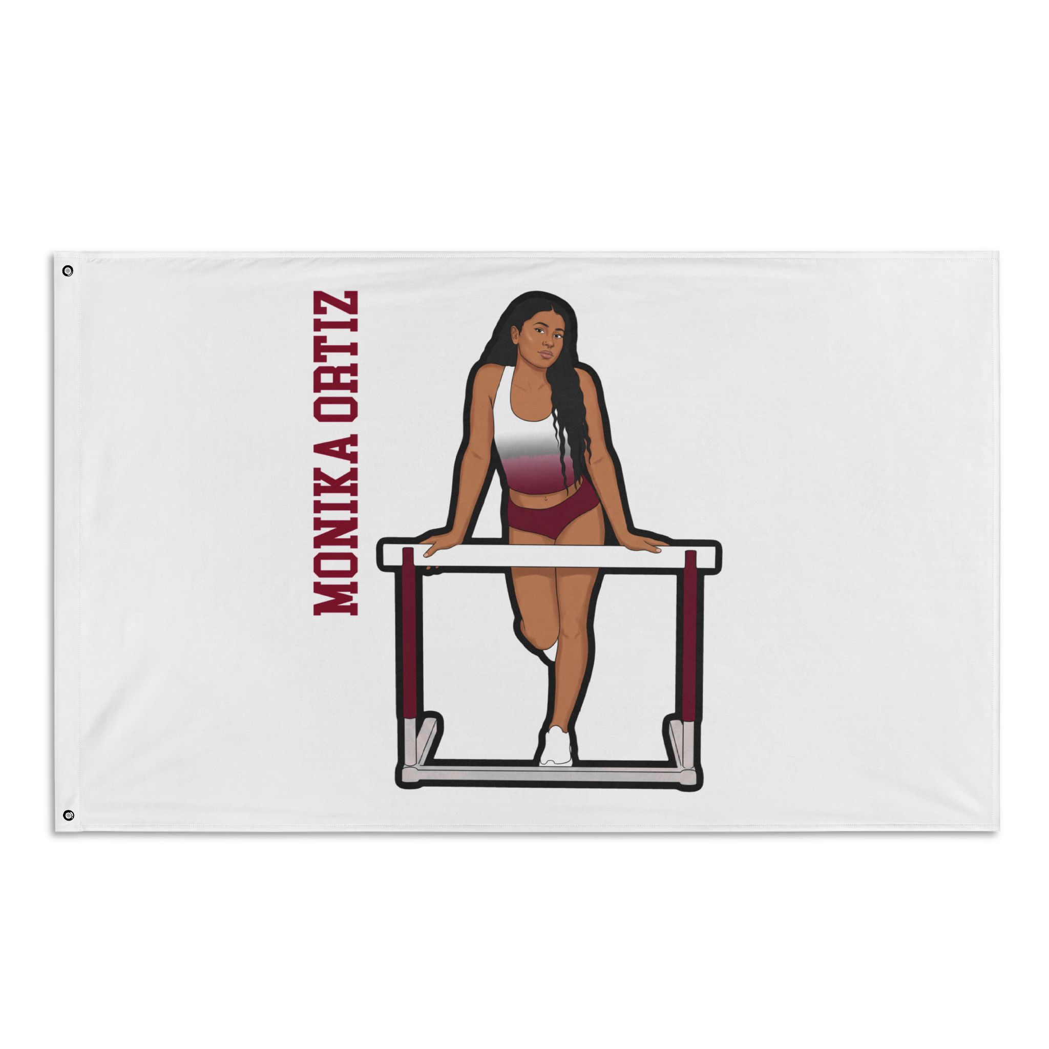 Flag (35 × 56 in) — character_name_vertical in Classic