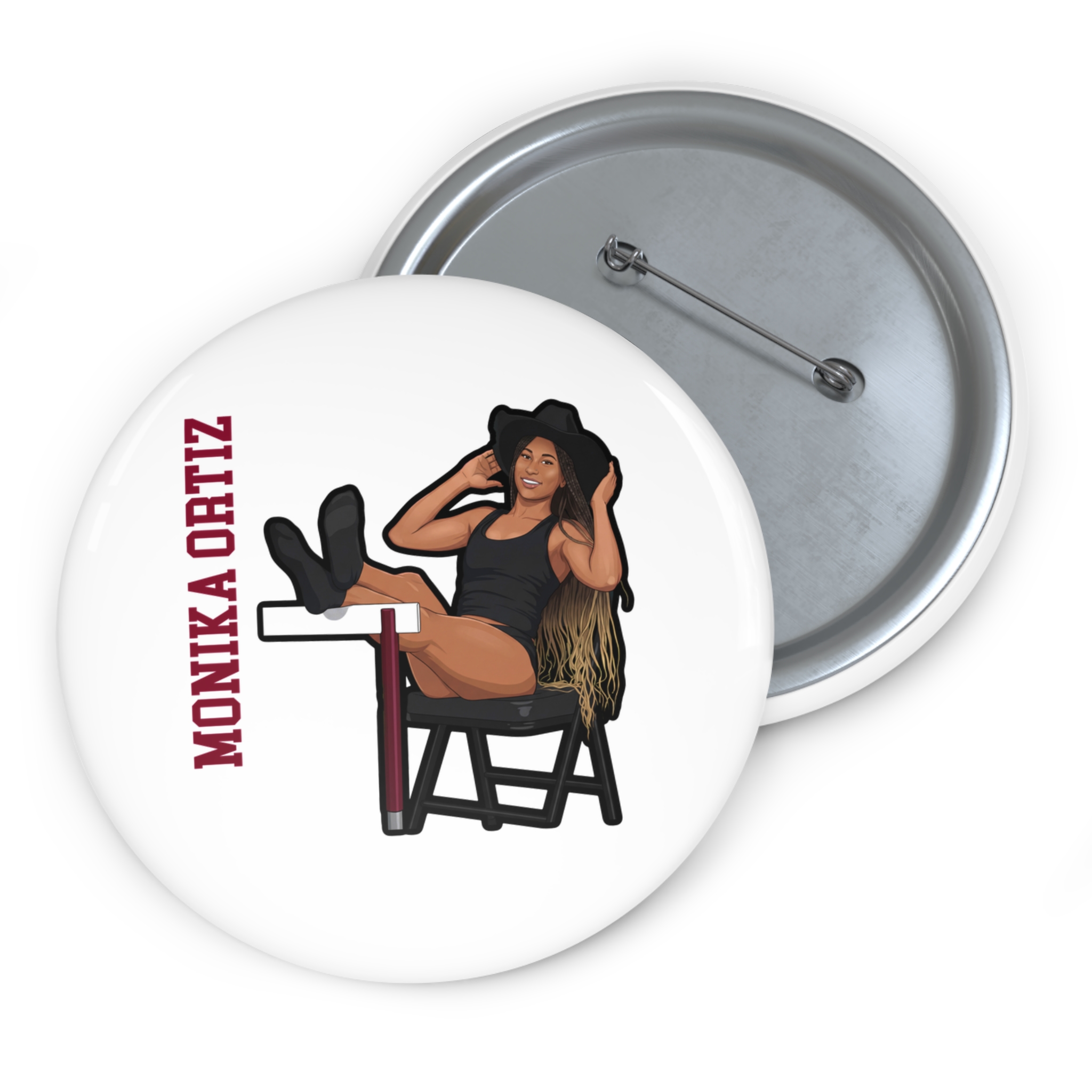 Game Day Pin — character_name_vertical in Classic