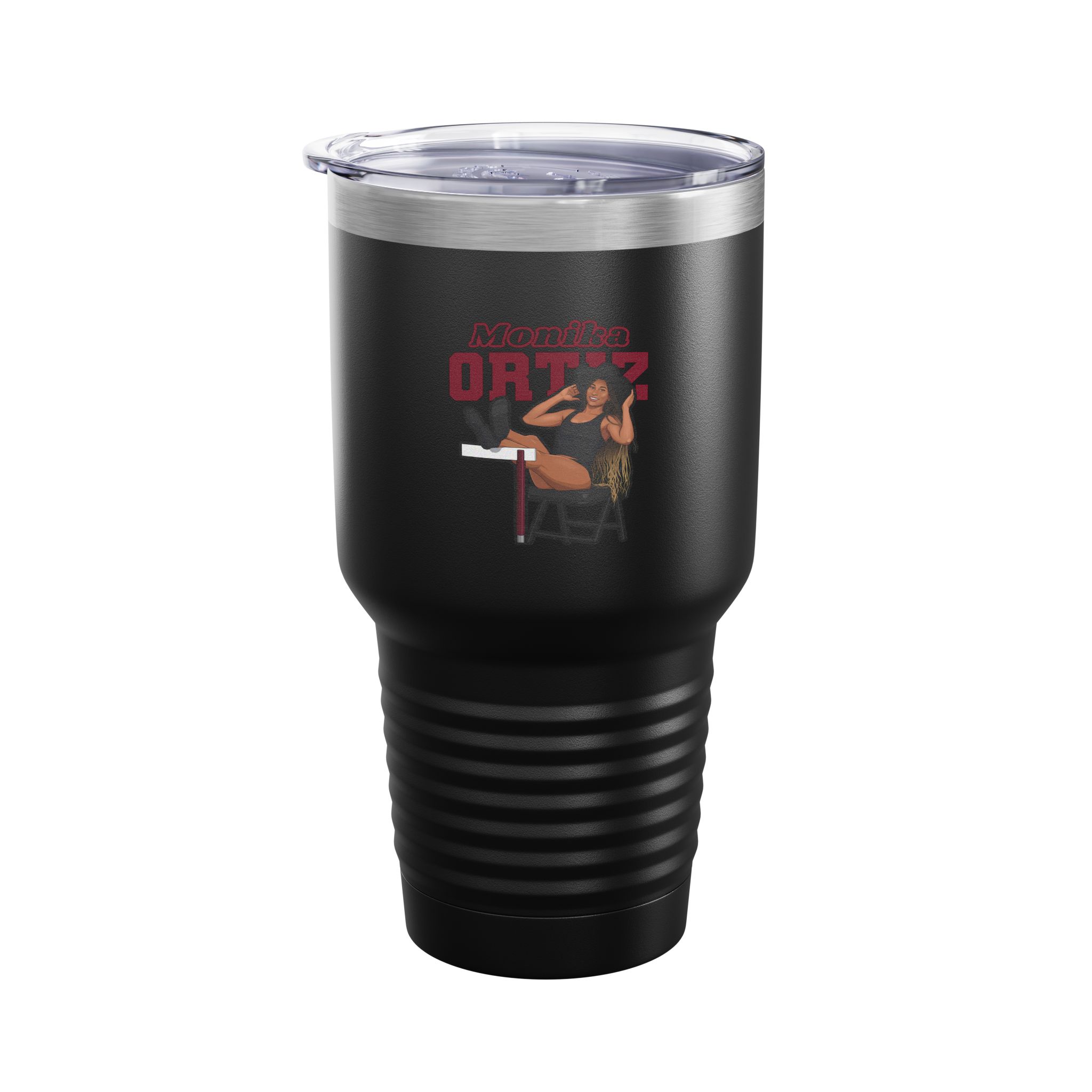 30oz Tumbler — character_name_arch in Black