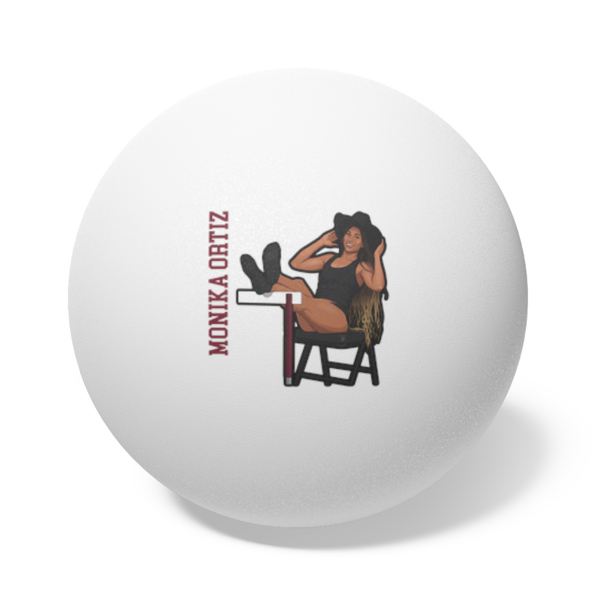 Ping Pong Balls, 6 pcs — character_name_vertical in White