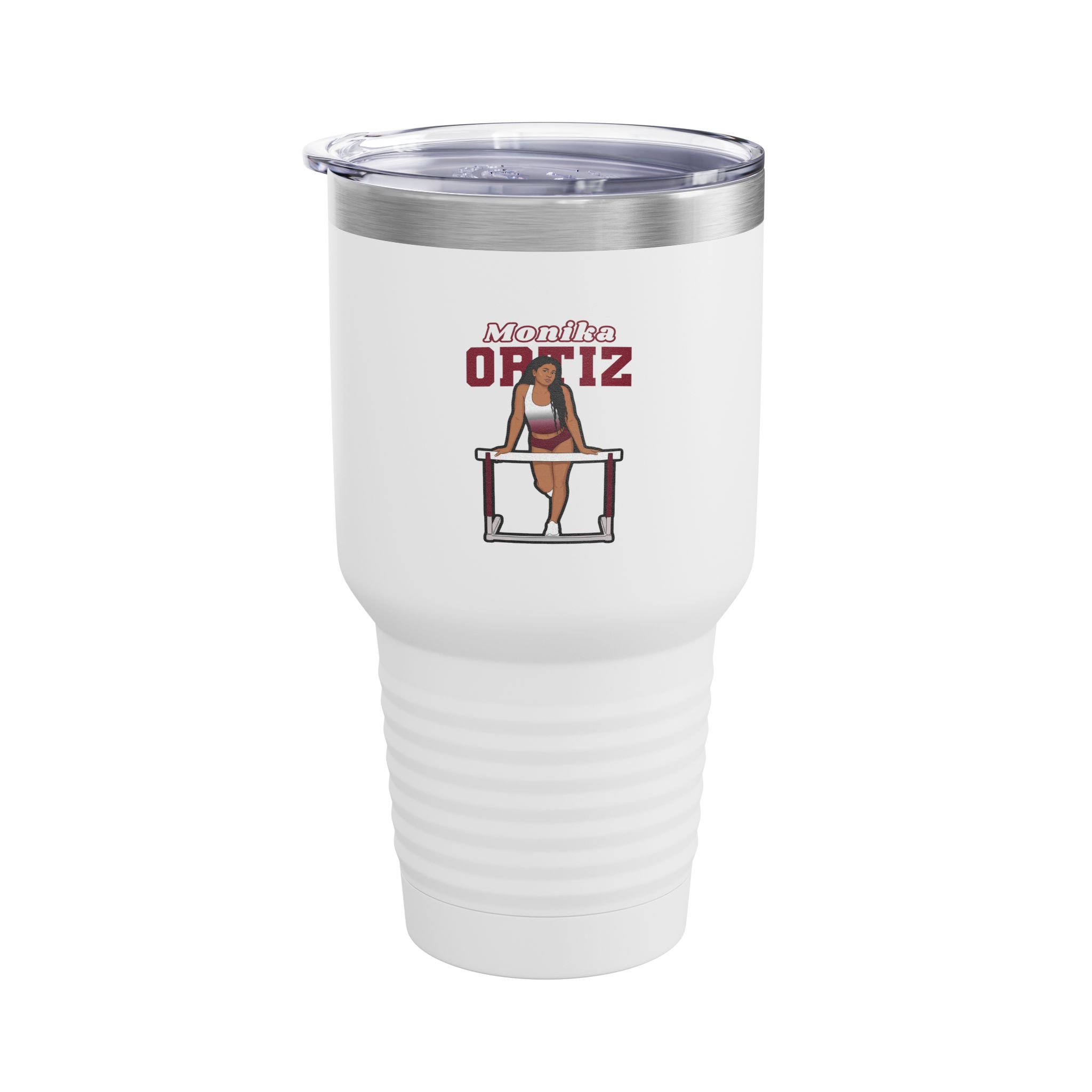 30oz Tumbler — character_name_arch in White