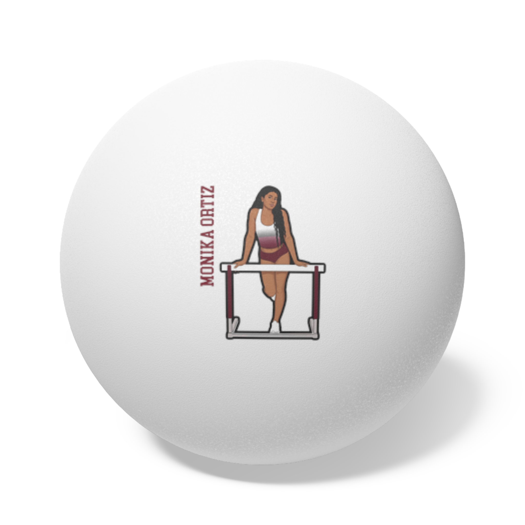 Ping Pong Balls, 6 pcs — character_name_vertical in White