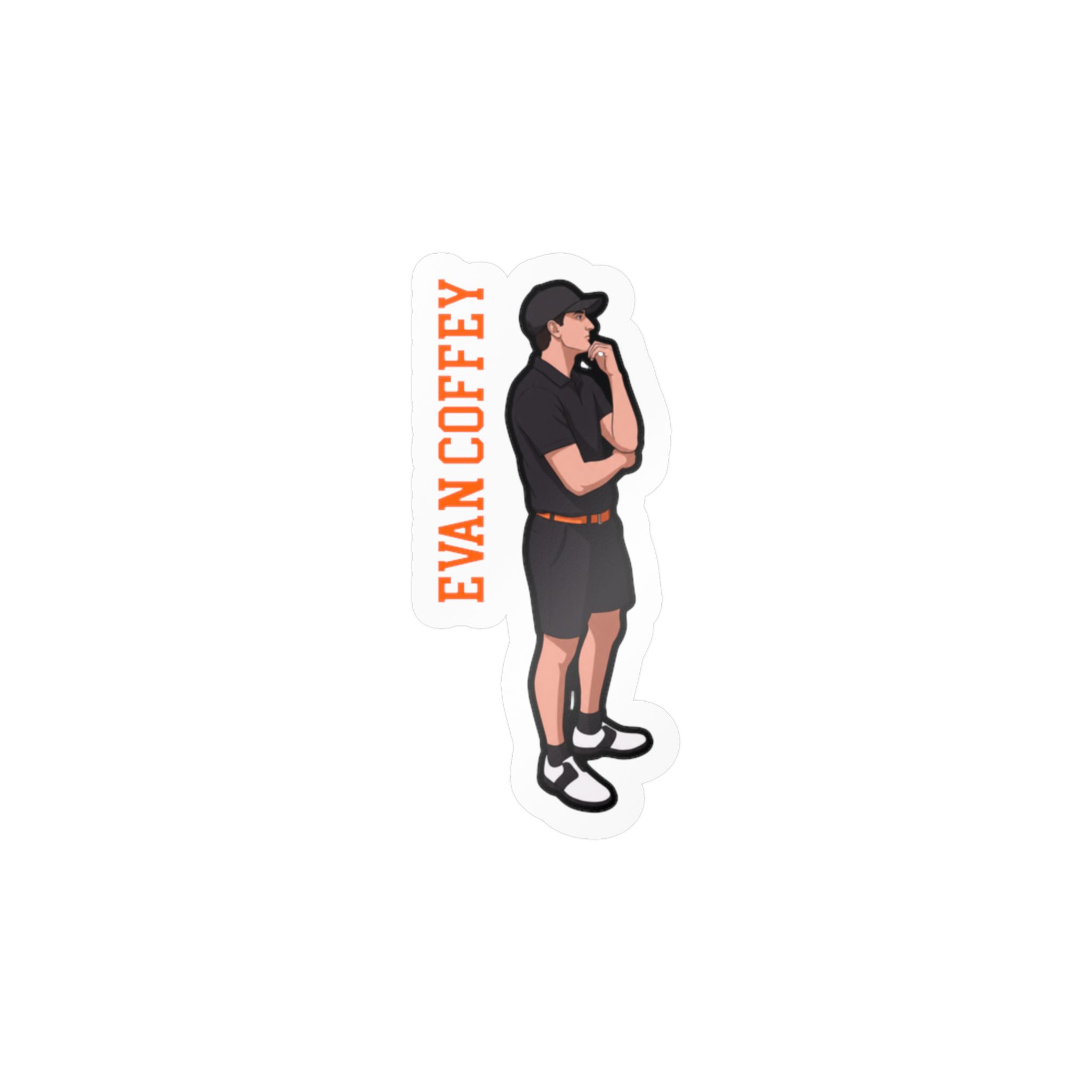 Vinyl Sticker — character_name_vertical in Classic
