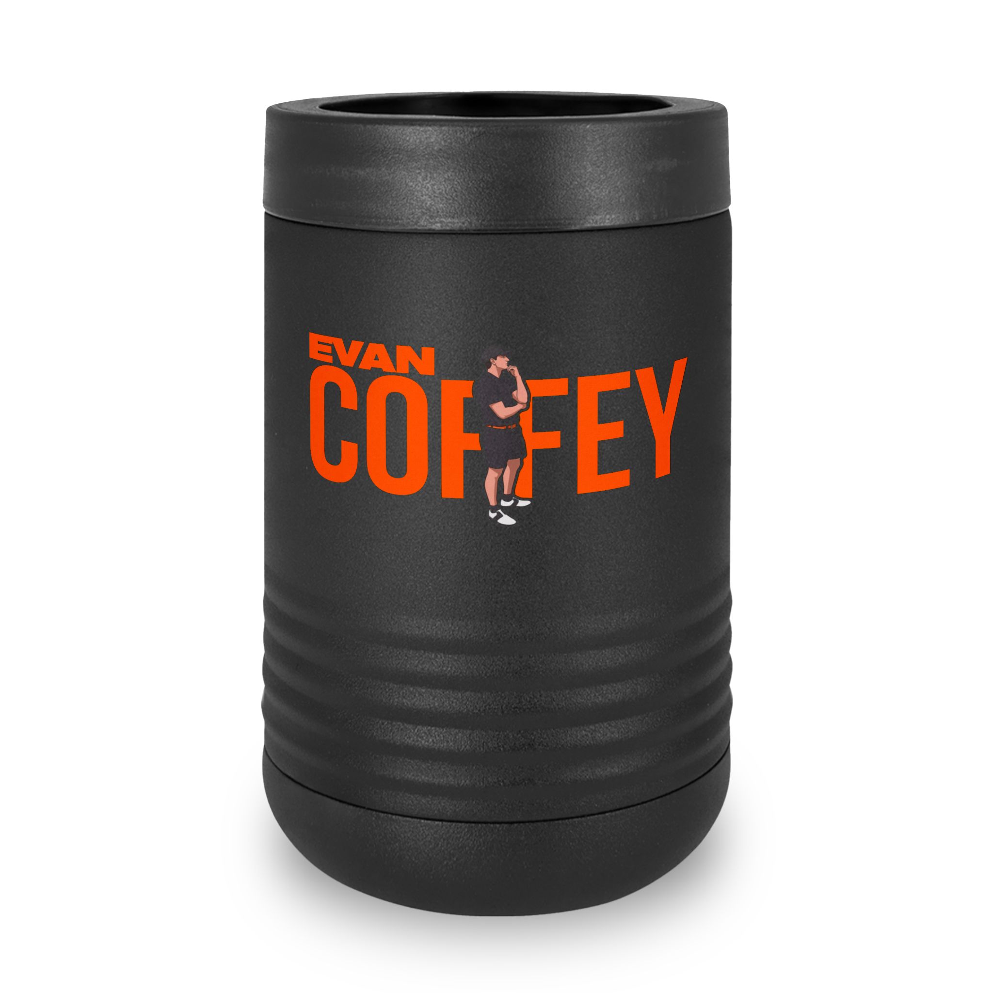 Stainless Can Cooler — character_player_name in Black