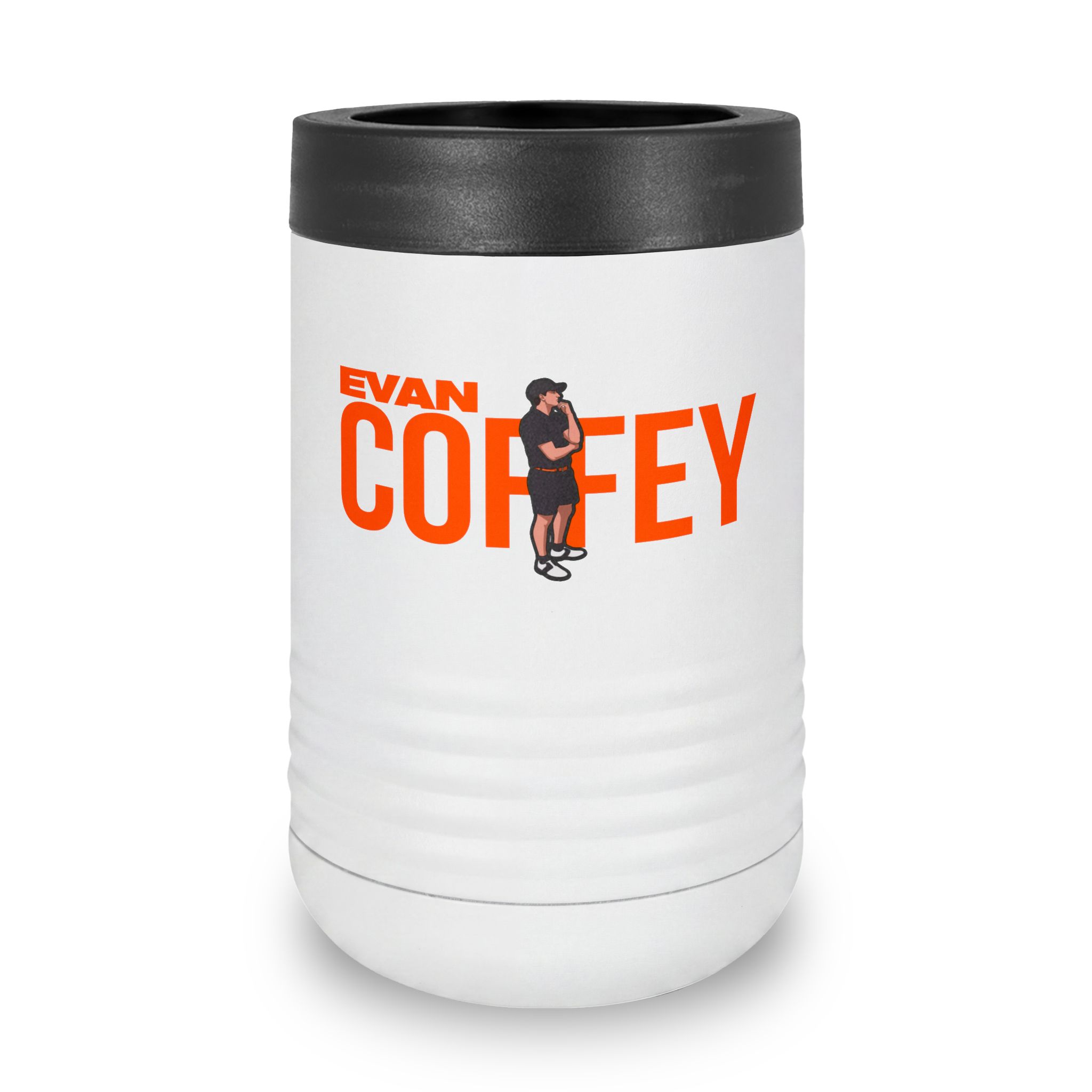 Stainless Can Cooler — character_player_name in White