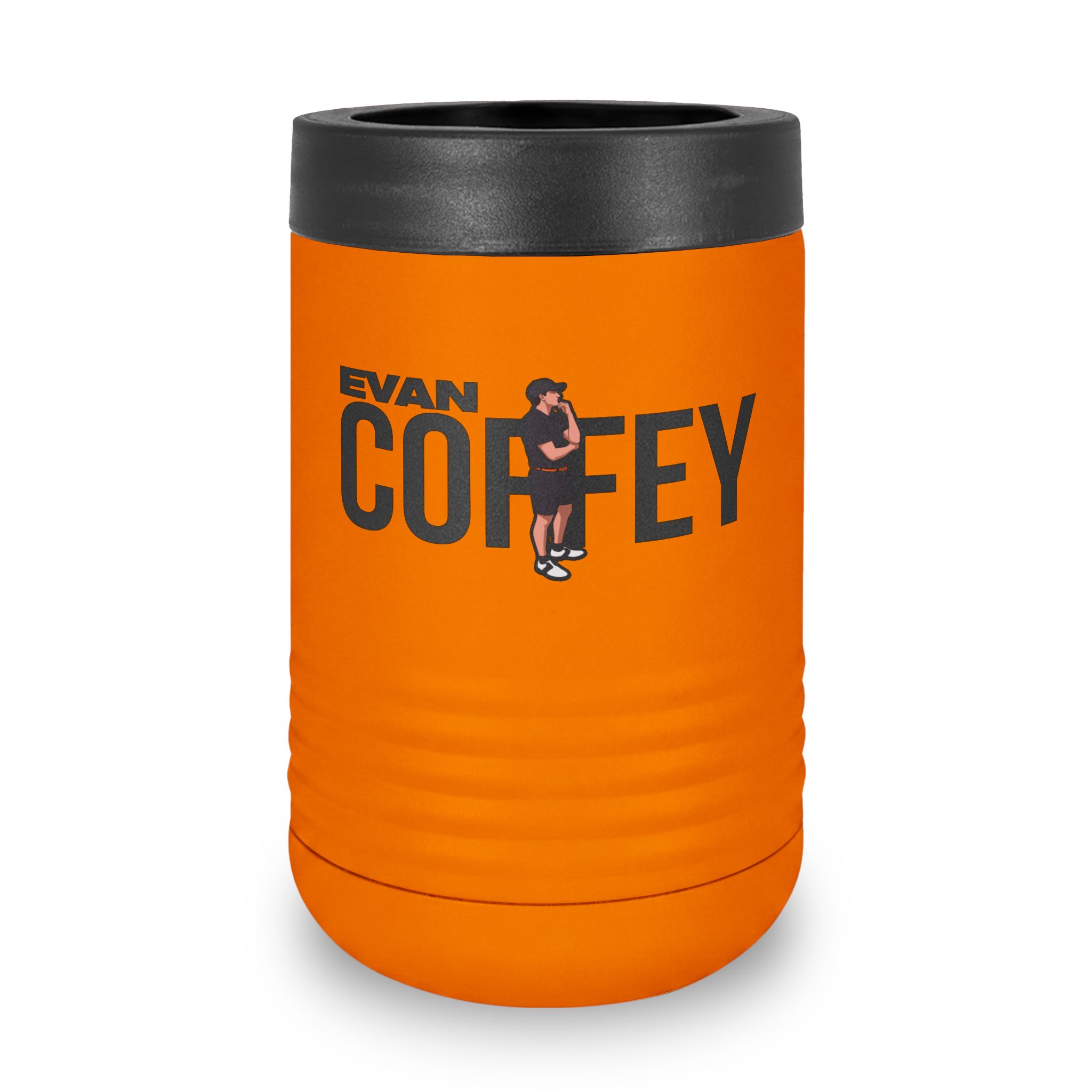 Stainless Can Cooler — character_player_name in Orange