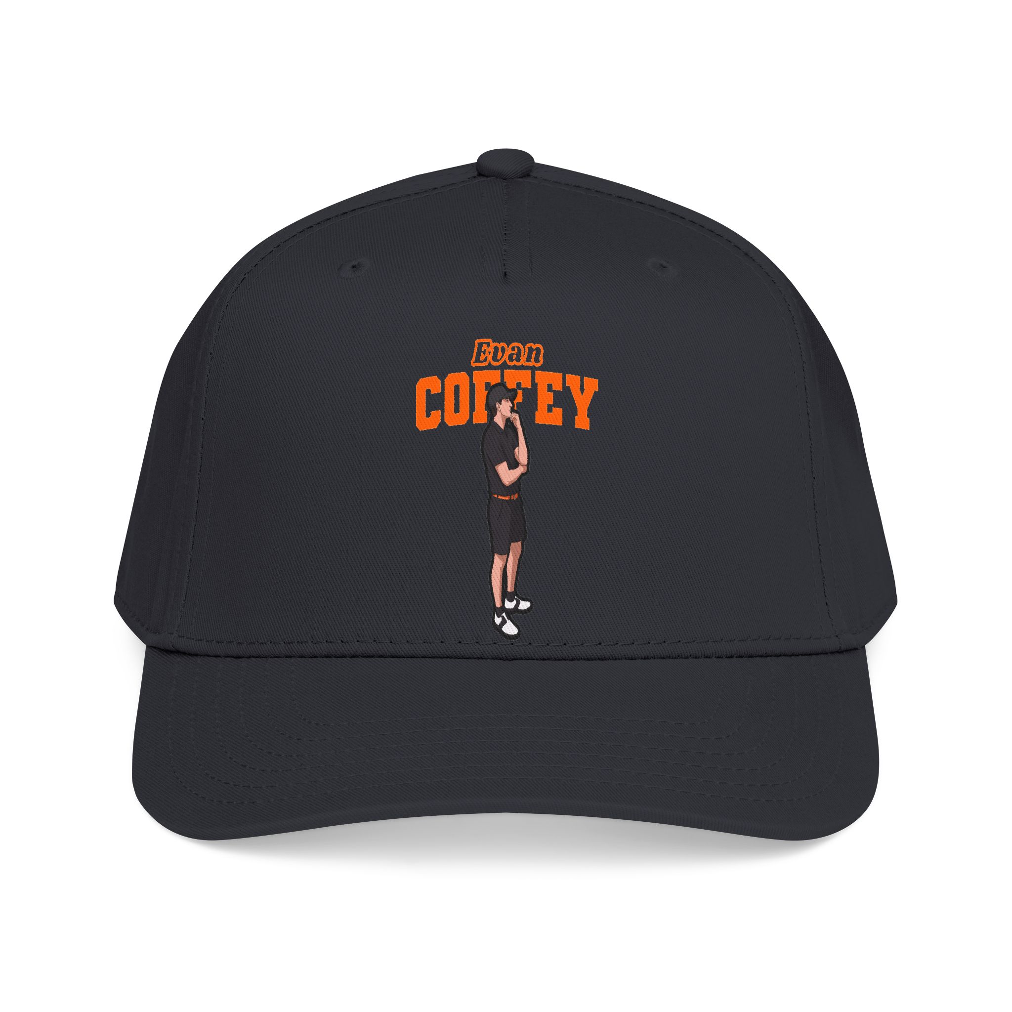 Baseball Cap — character_name_arch in Black